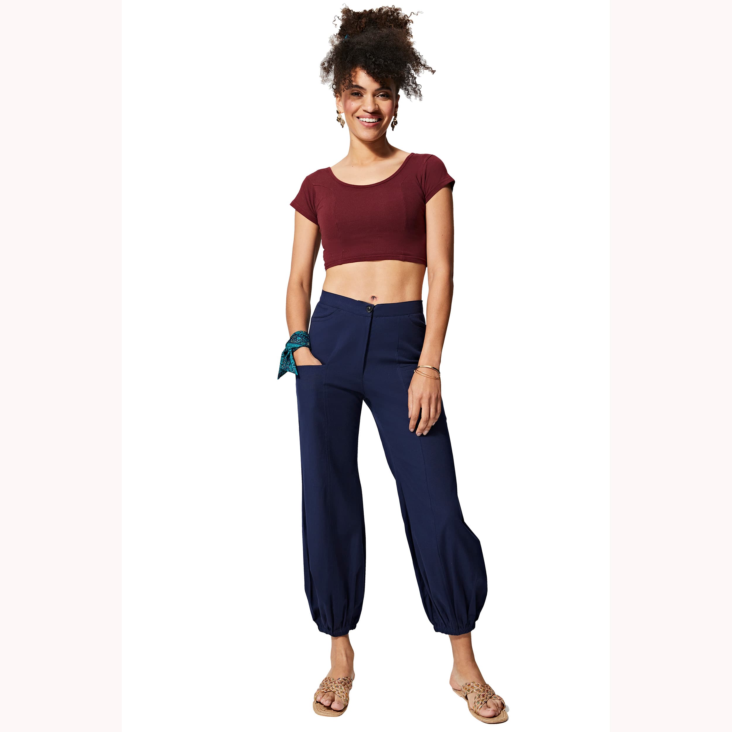 Pantalon été long Ranulph - 90% coton - 10% lin - Akoustik Online