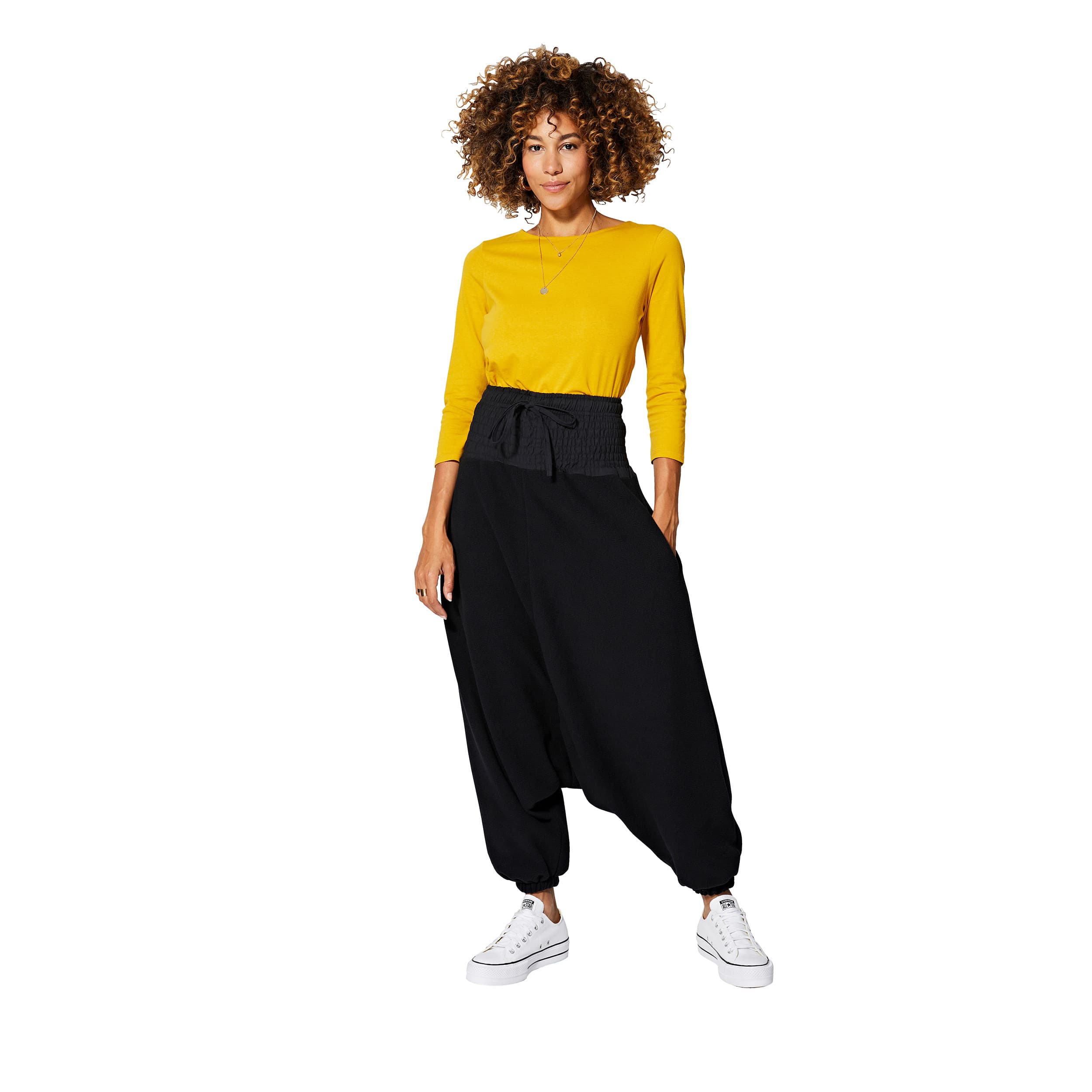 Sarouel hiver Erick - 100% polaire - noir - Akoustik Online