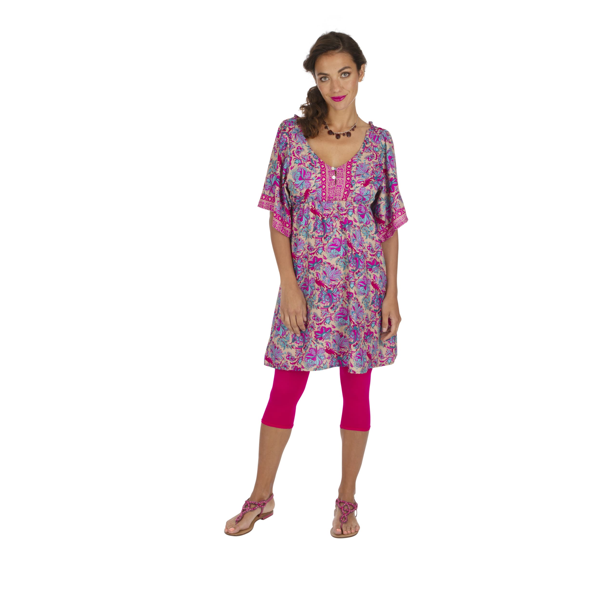 Robe été courte manches courtes Kalliope - Akoustik Online