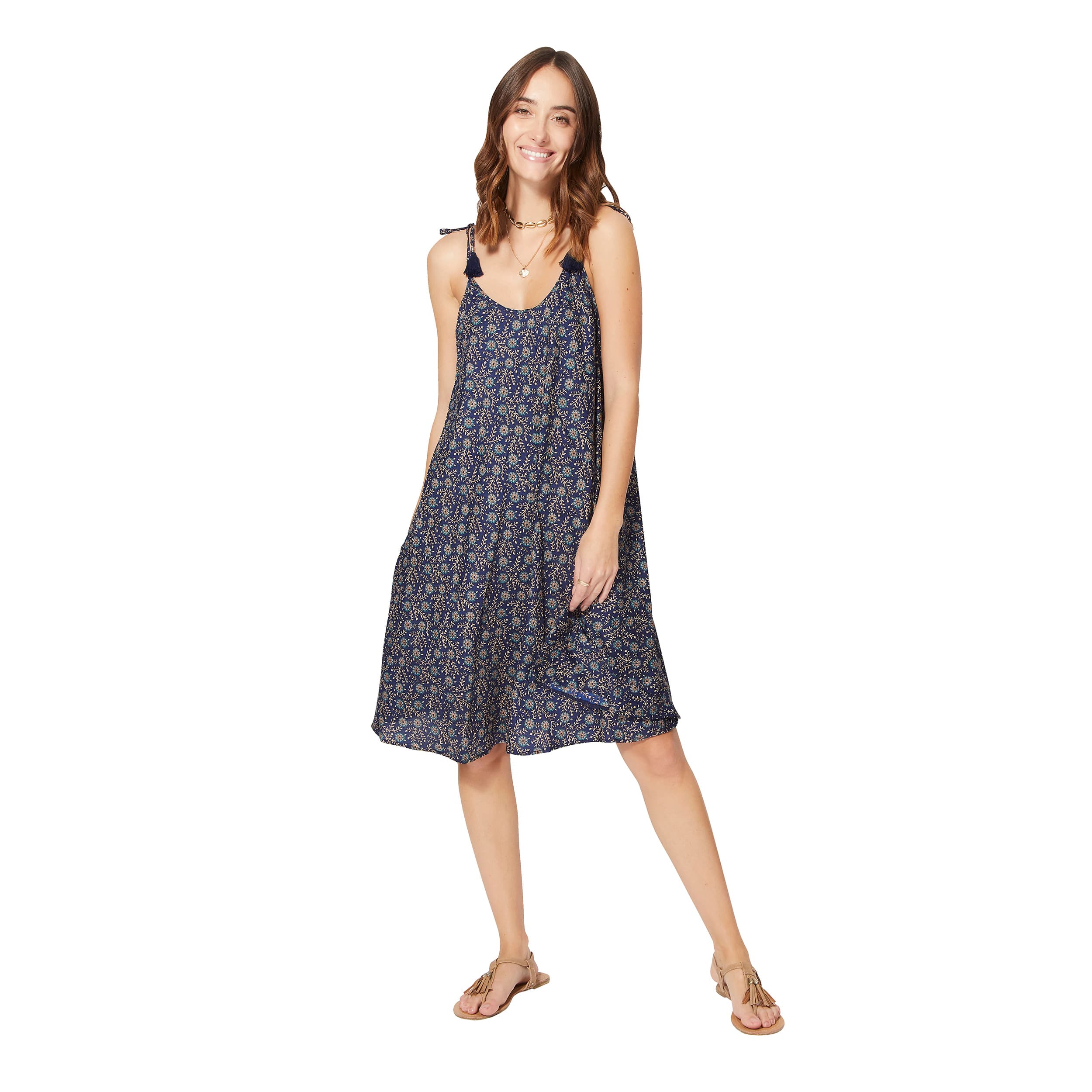 Robe été courte sans manches Kumari - 100% polyester - Akoustik Online