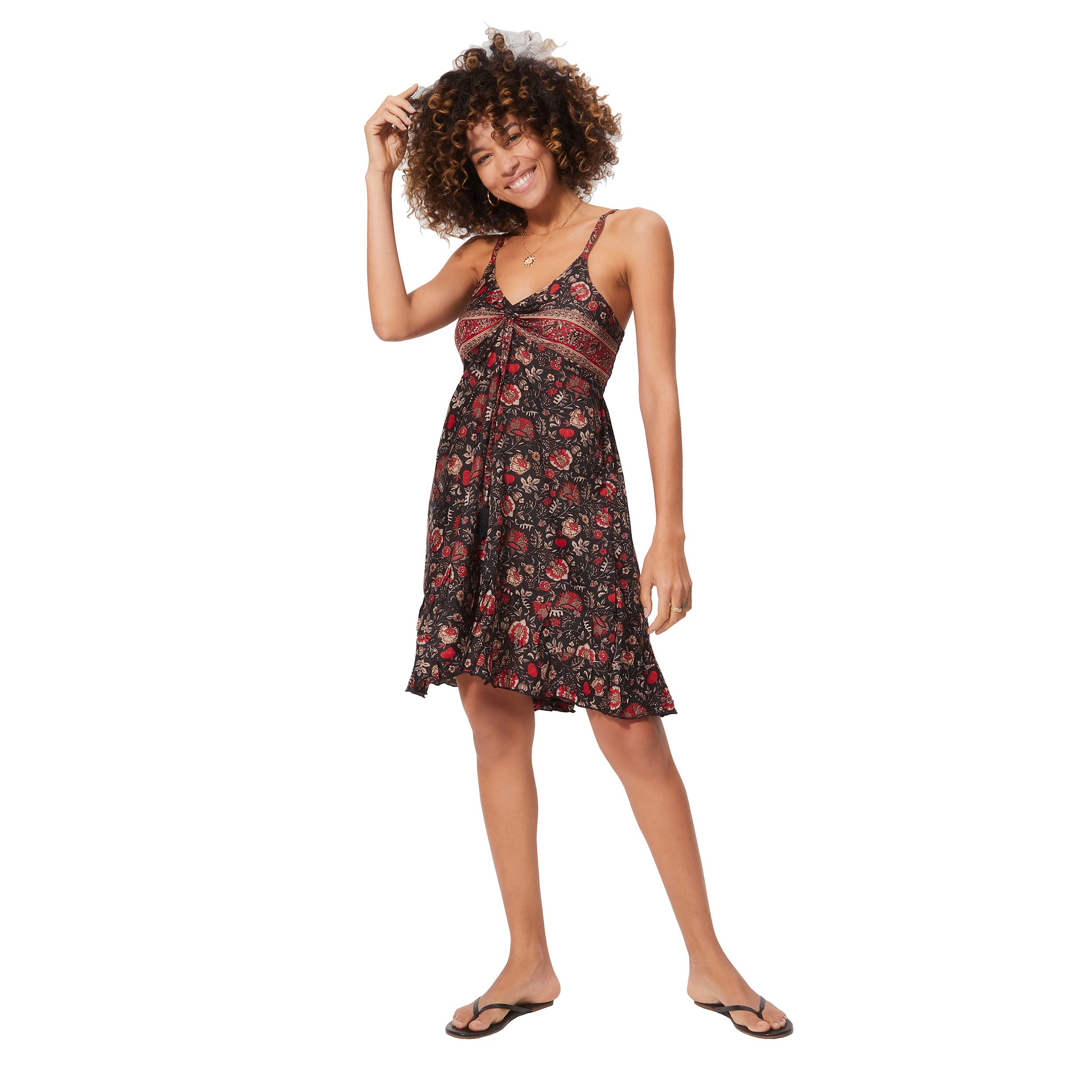 Robe été courte sans manches Kymora - 100% polyester - Akoustik Online