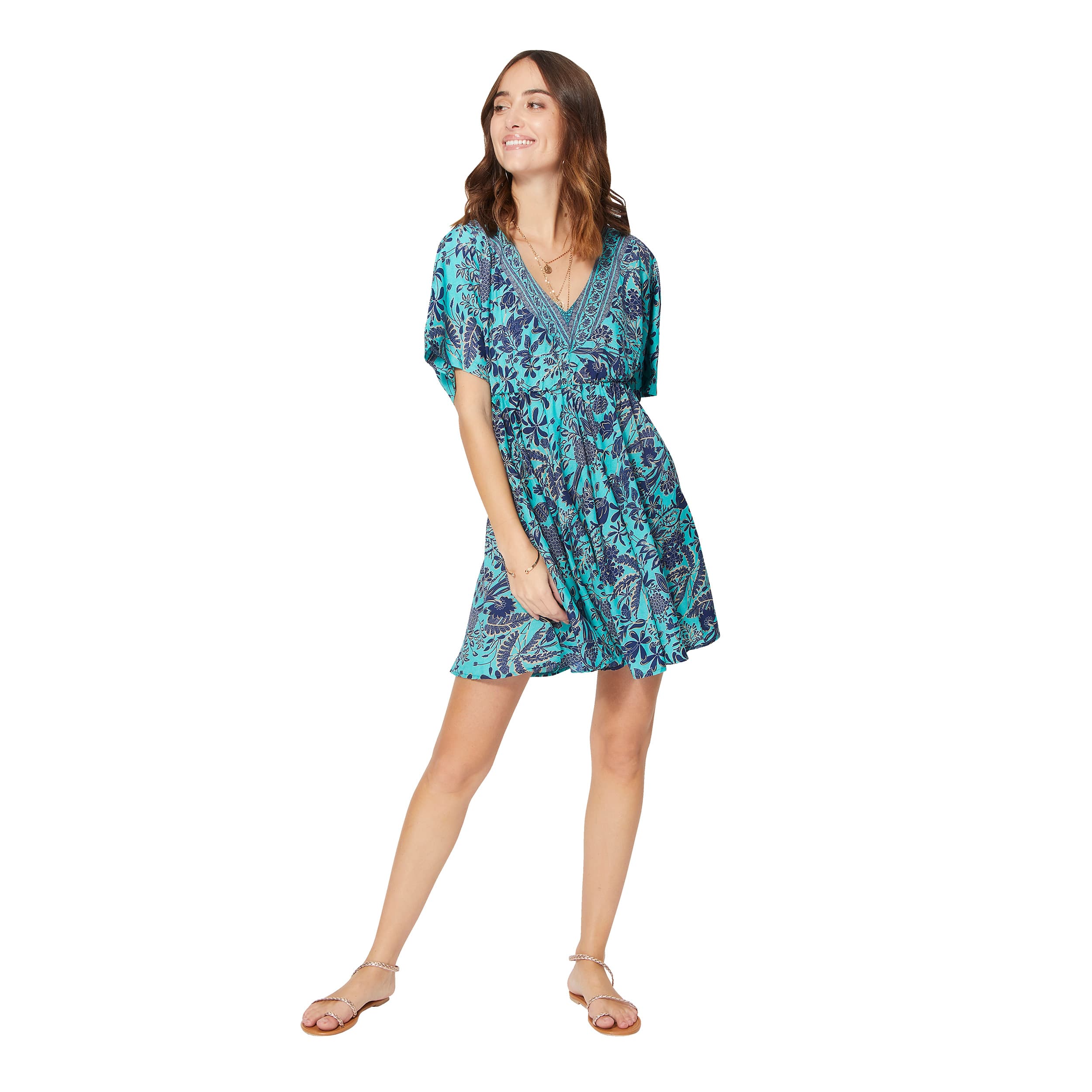 Robe été courte manches courtes Ladon - Akoustik Online
