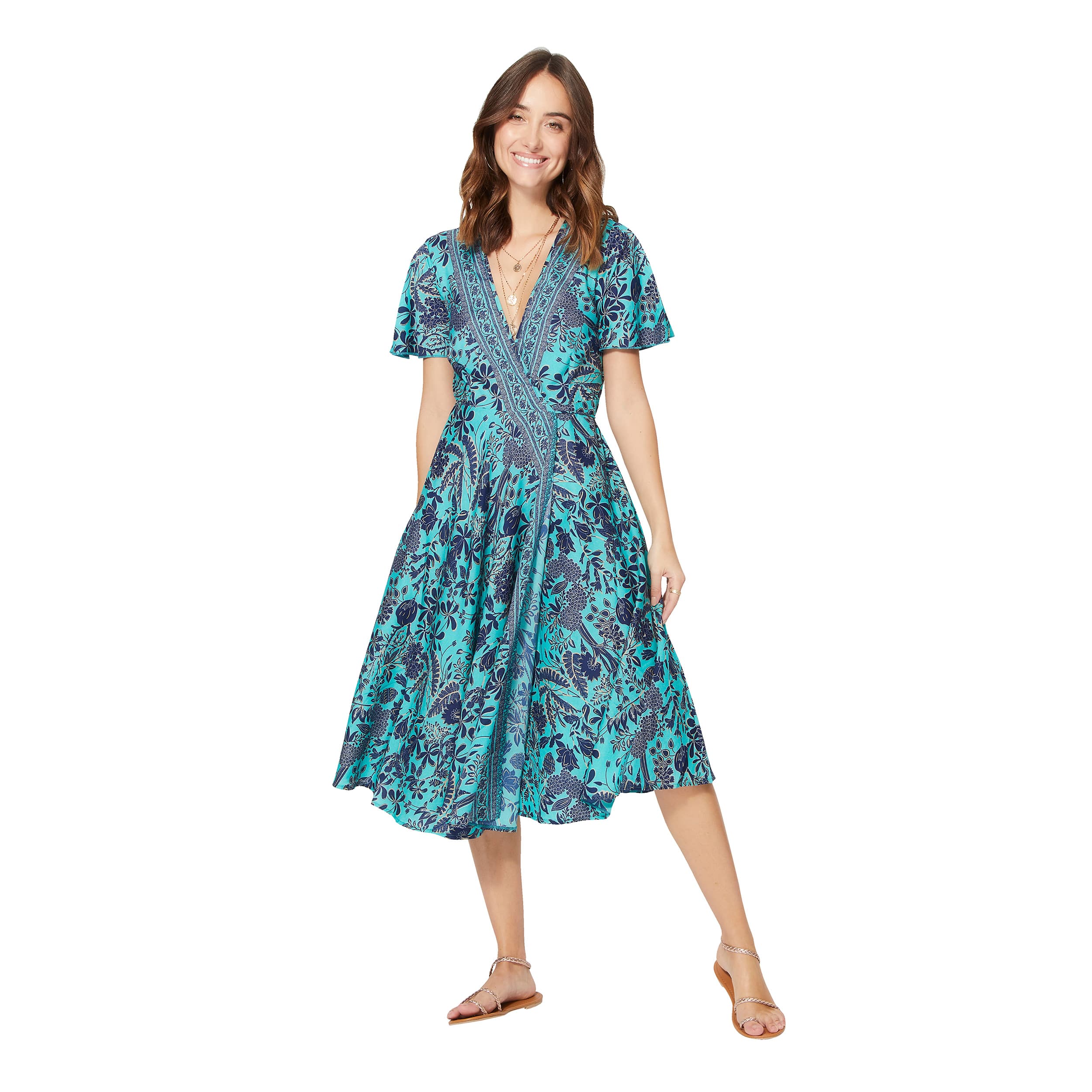 Robe été mi-longue manches courtes Larbi - Akoustik Online