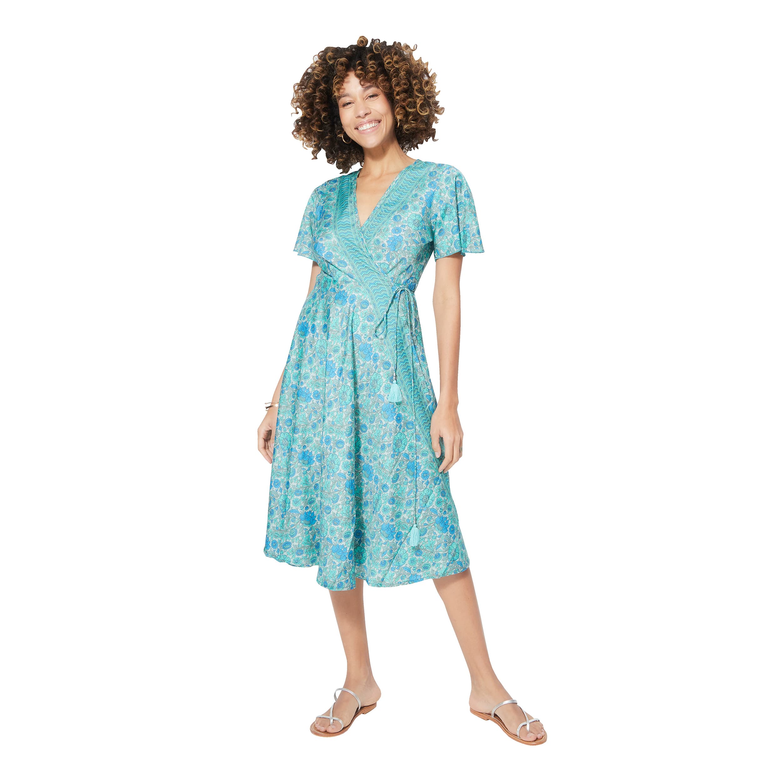 Robe été mi-longue manches courtes Lilwenn - Akoustik Online
