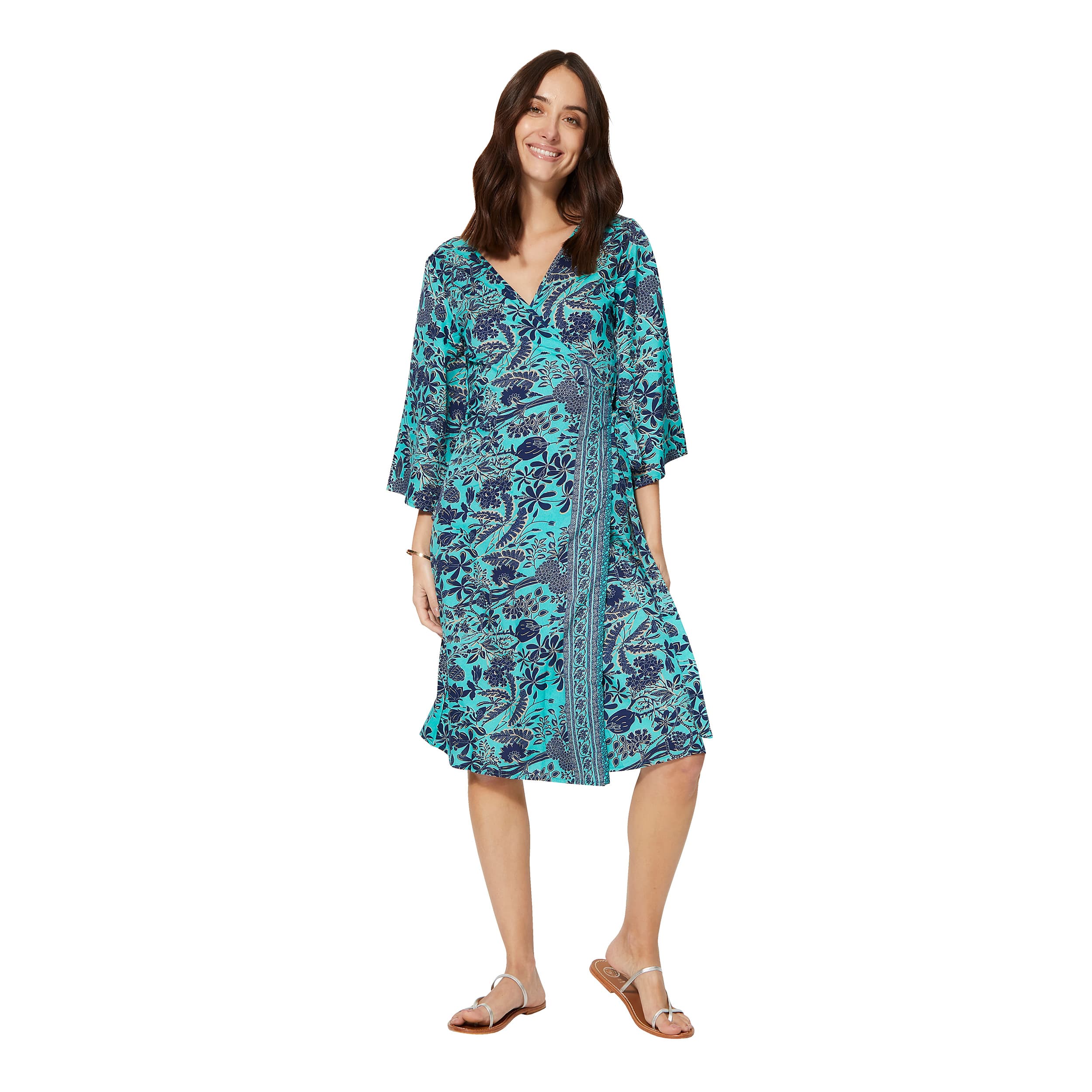 Robe été mi-longue manches 3/4 Margarid - Akoustik Online