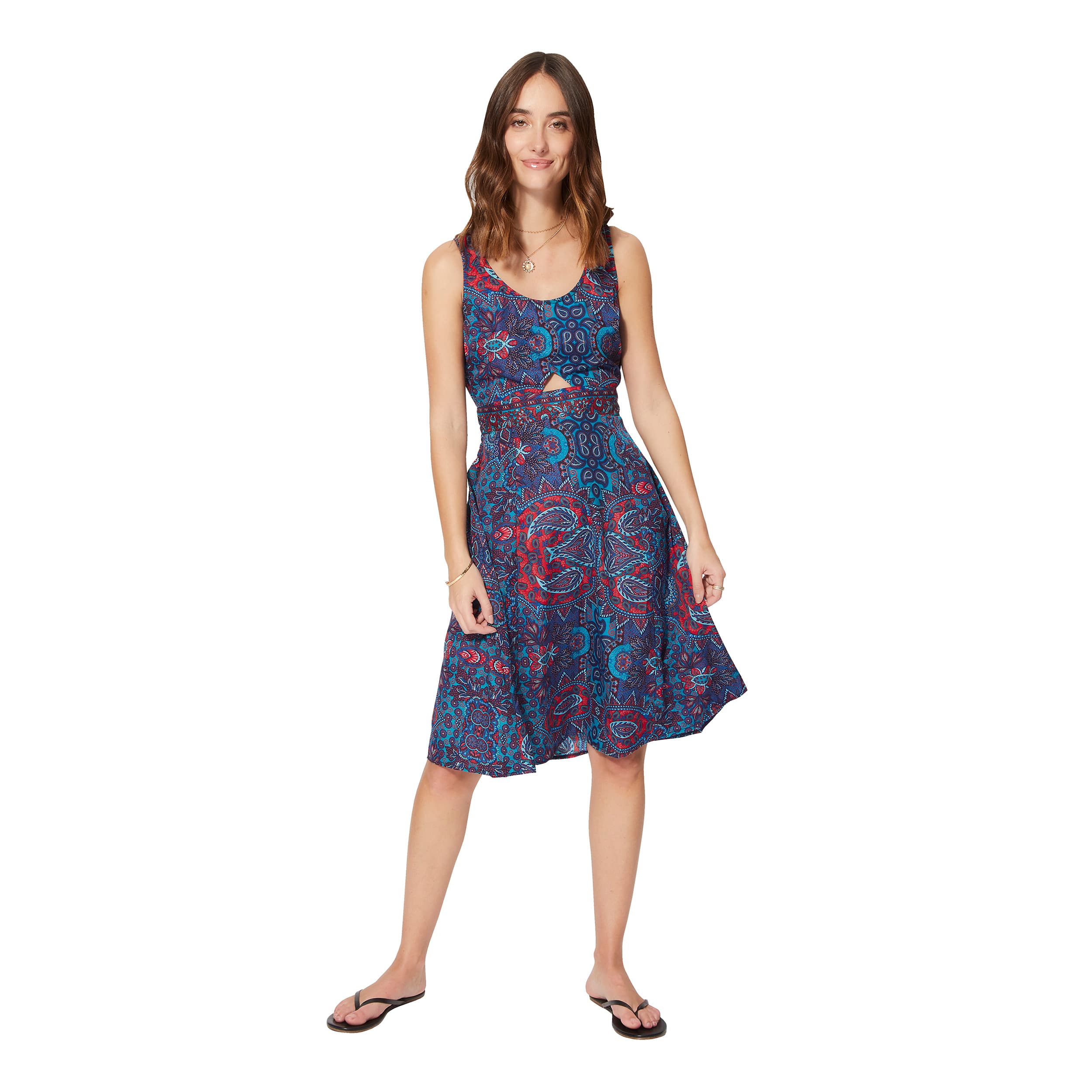 Robe été courte sans manches Pulcherie - Akoustik Online