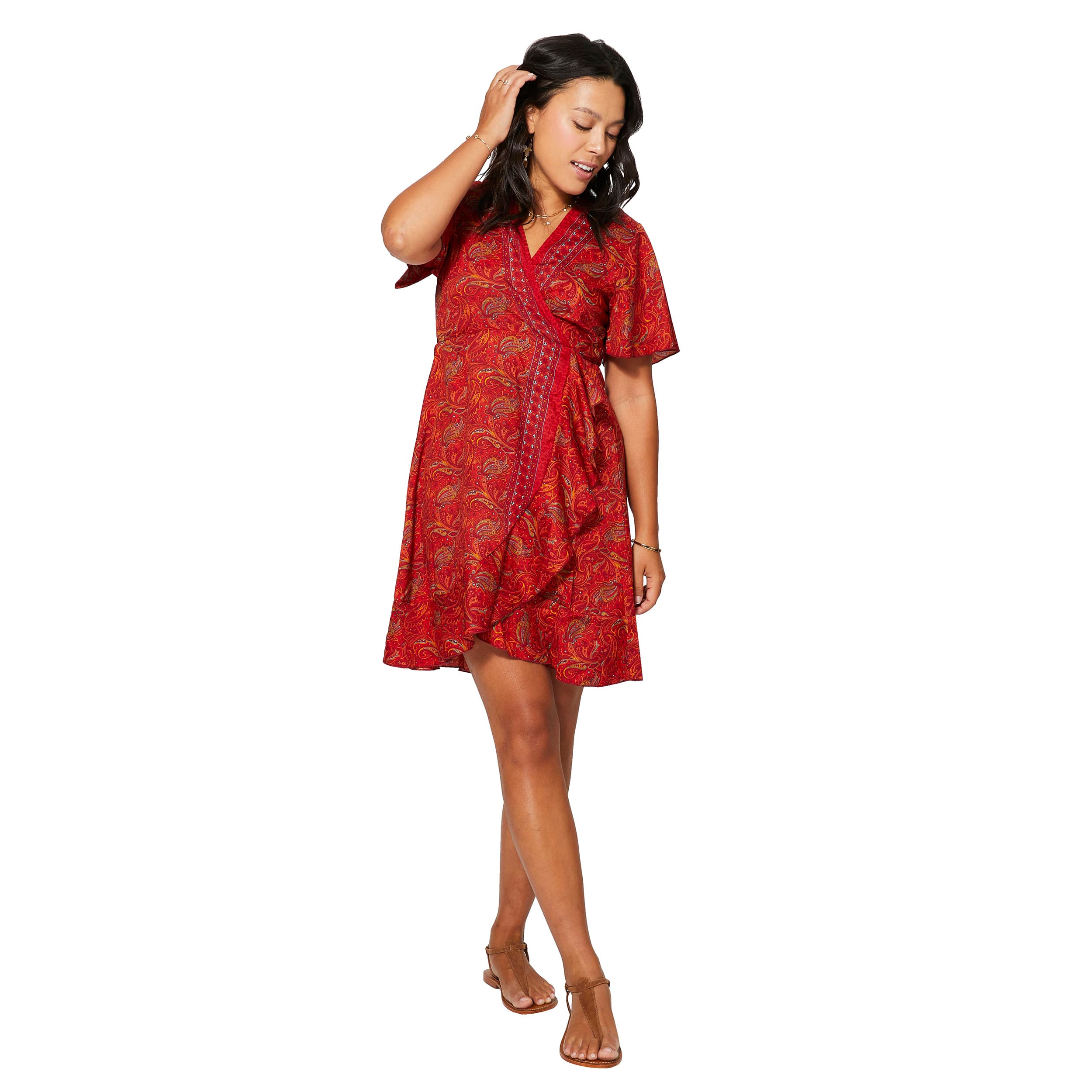 Robe été courte manches courtes Evfemia - Akoustik Online