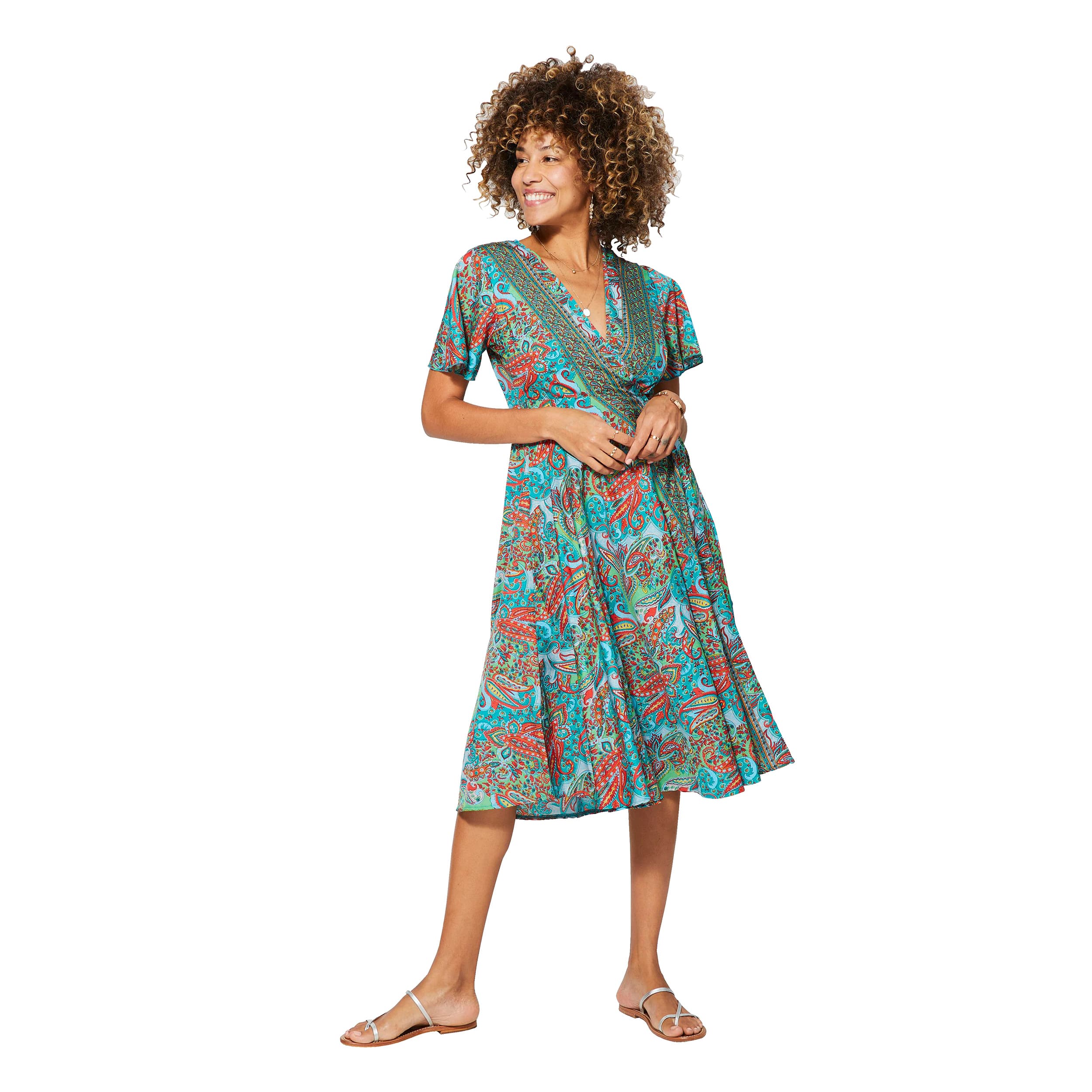 Robe été mi-longue manches courtes Feidhlim - Akoustik Online