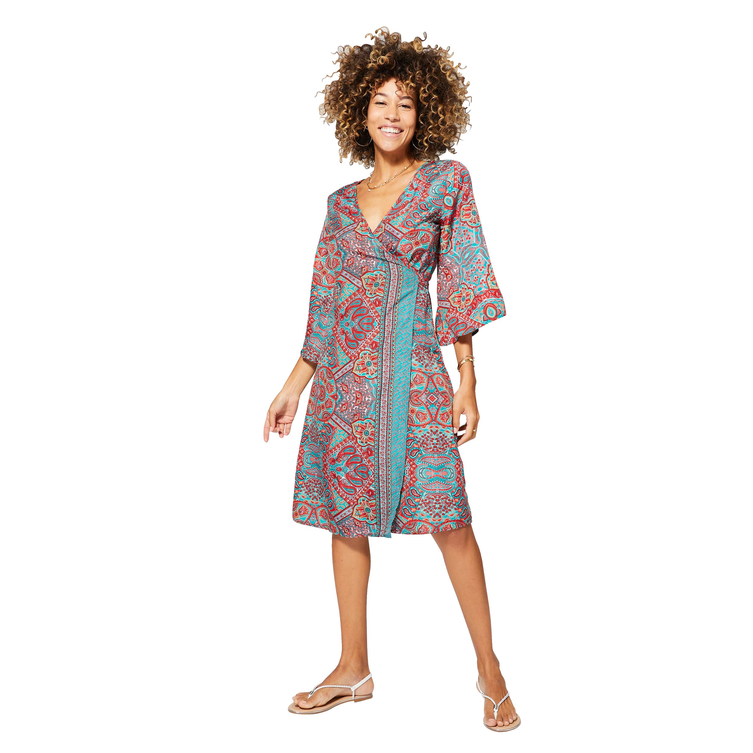 Robe été mi-longue manches 3/4 Hagop - Akoustik Online