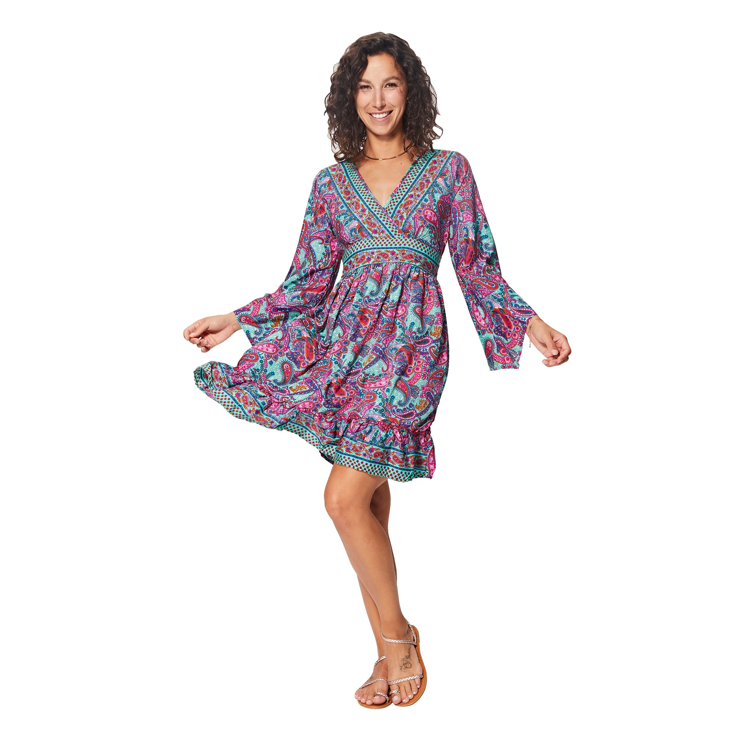 Robe été courte manches longues Nehemiah - Akoustik Online