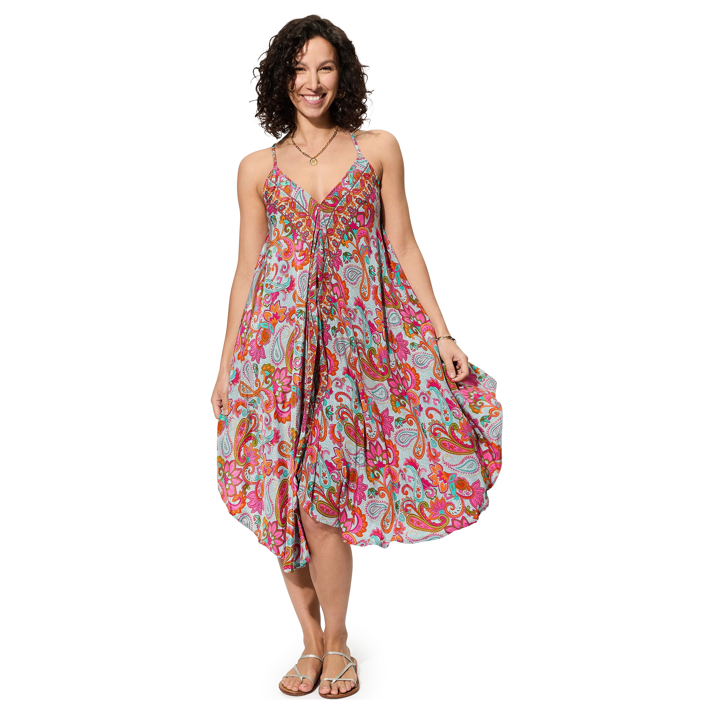 Robe été courte sans manches Jyotsana - Akoustik Online