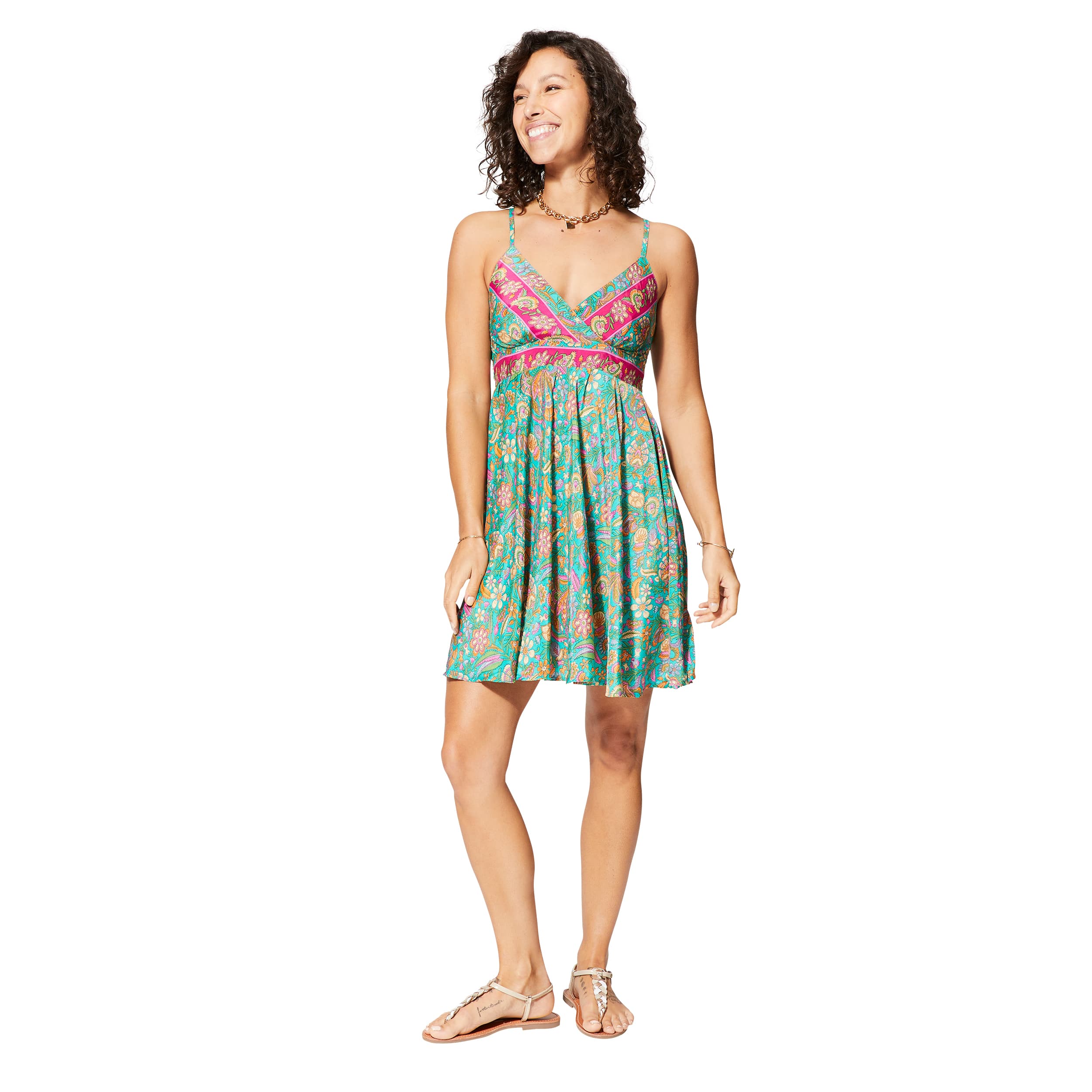Robe été courte sans manches Helmine - Akoustik Online