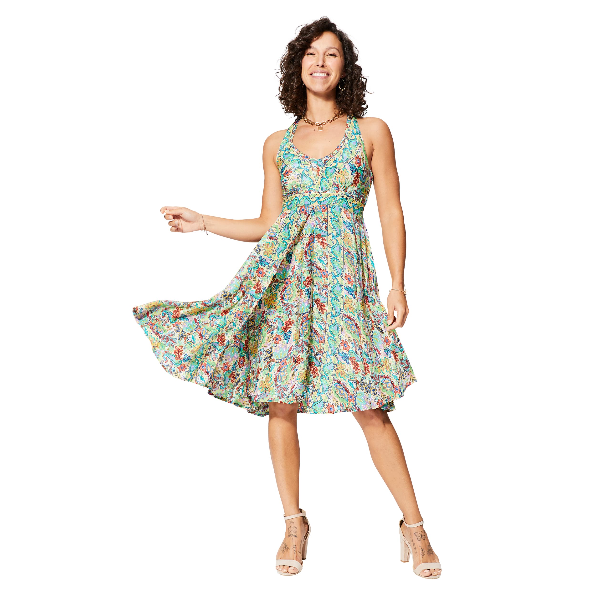 Robe été mi-longue sans manches Valerius - Akoustik Online
