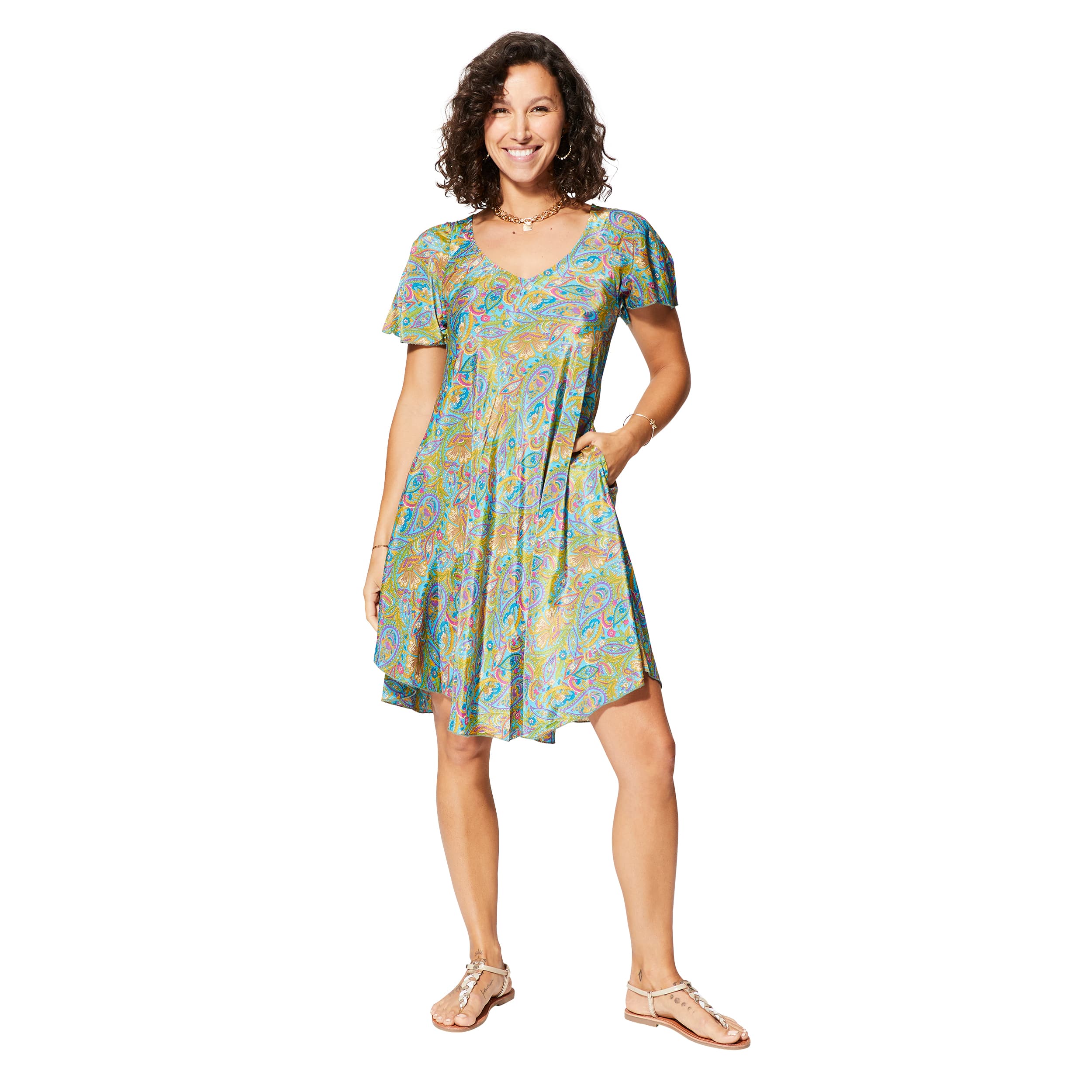 Robe été courte manches courtes Cedar - Akoustik Online
