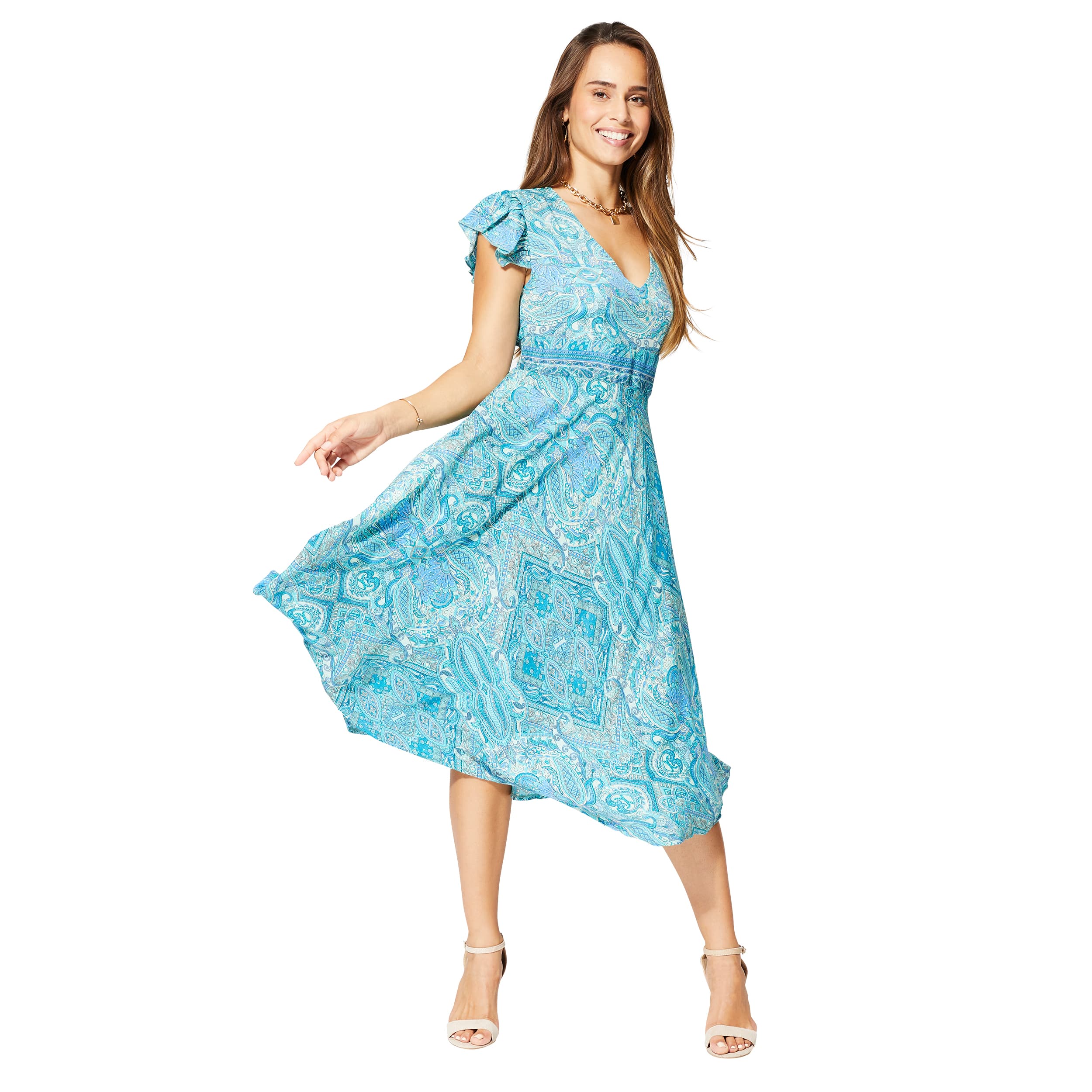 Robe été mi-longue manches courtes Yanick - Akoustik Online