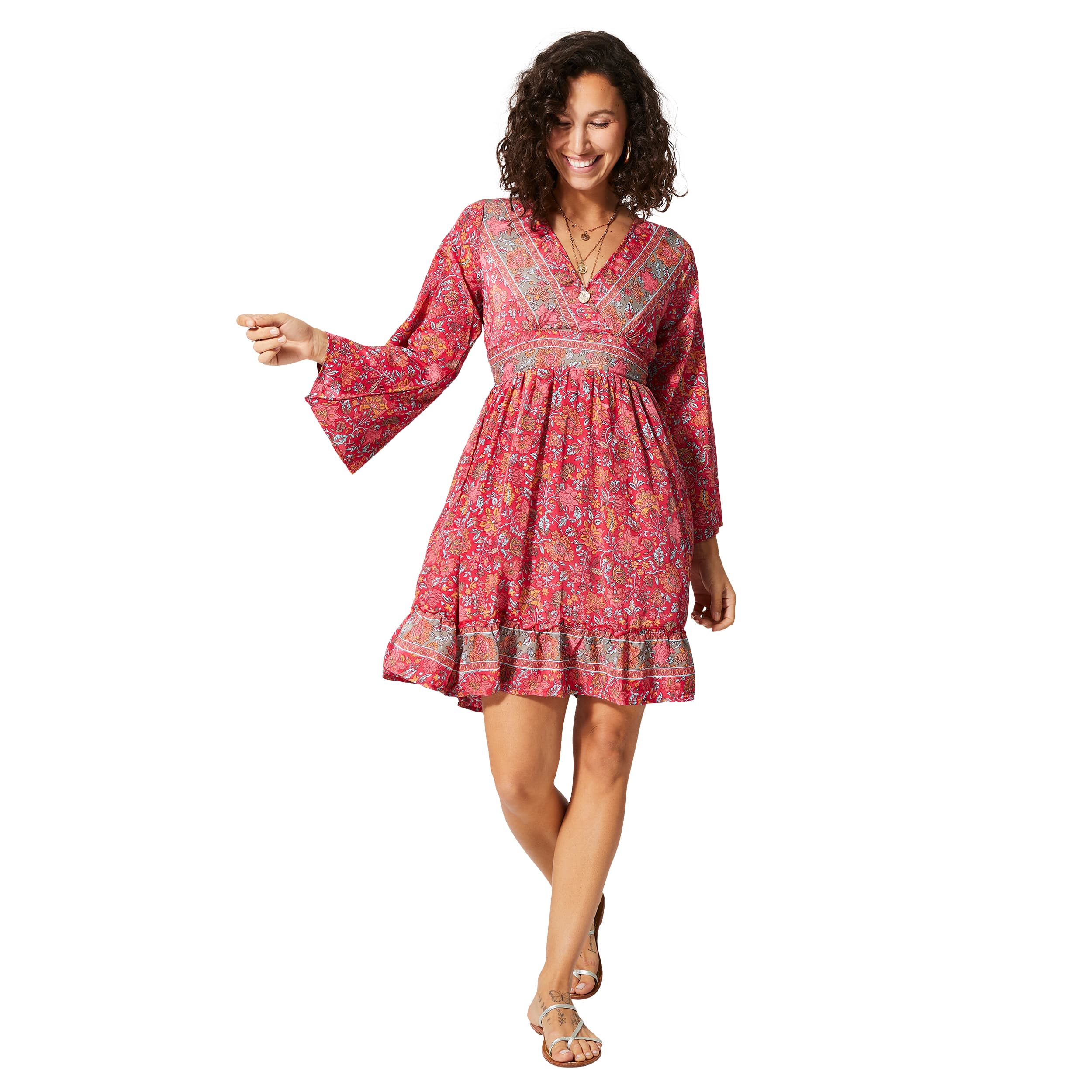 Robe été courte manches longues Gervas - Akoustik Online