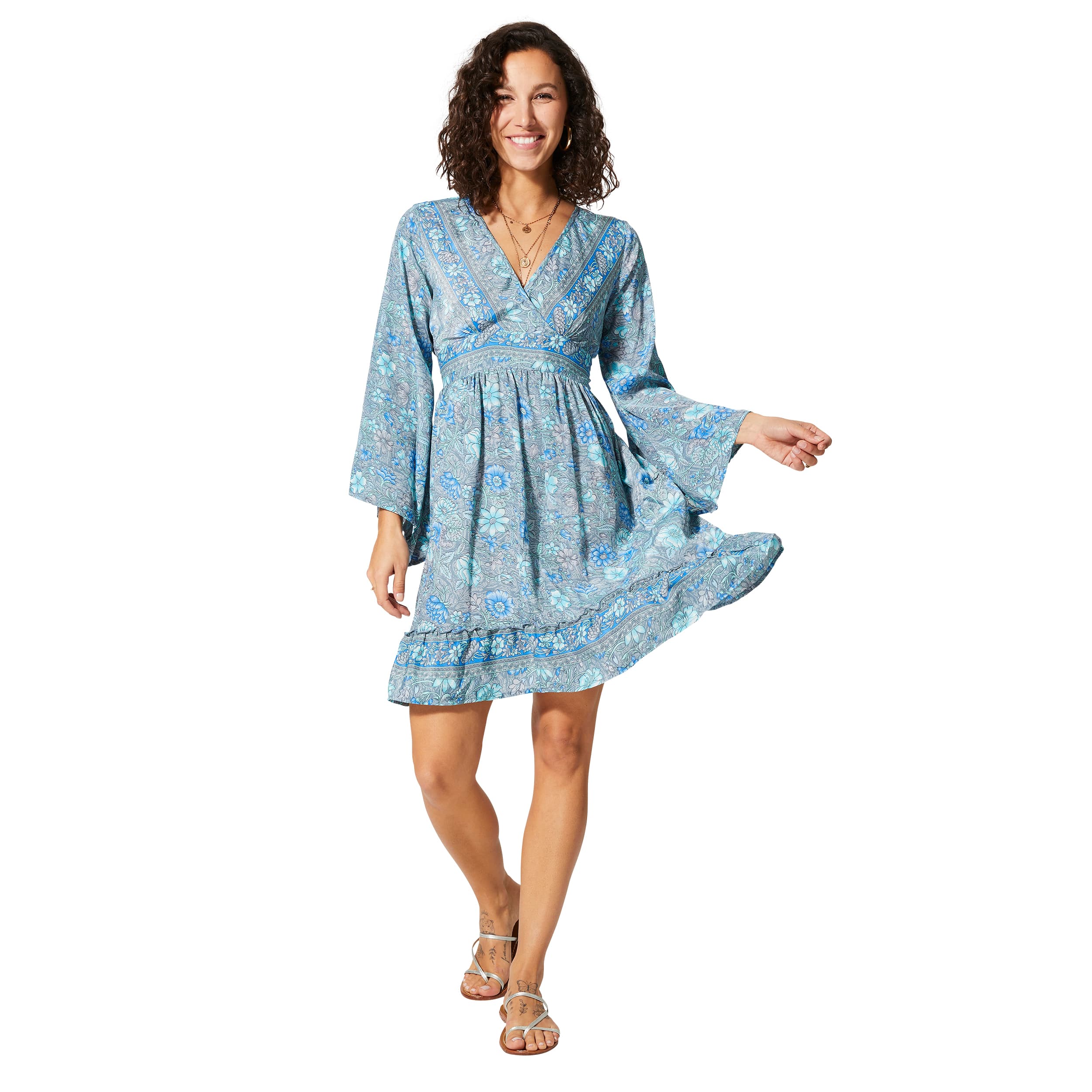 Robe été courte manches longues Ödi - 100% polyester - Akoustik Online