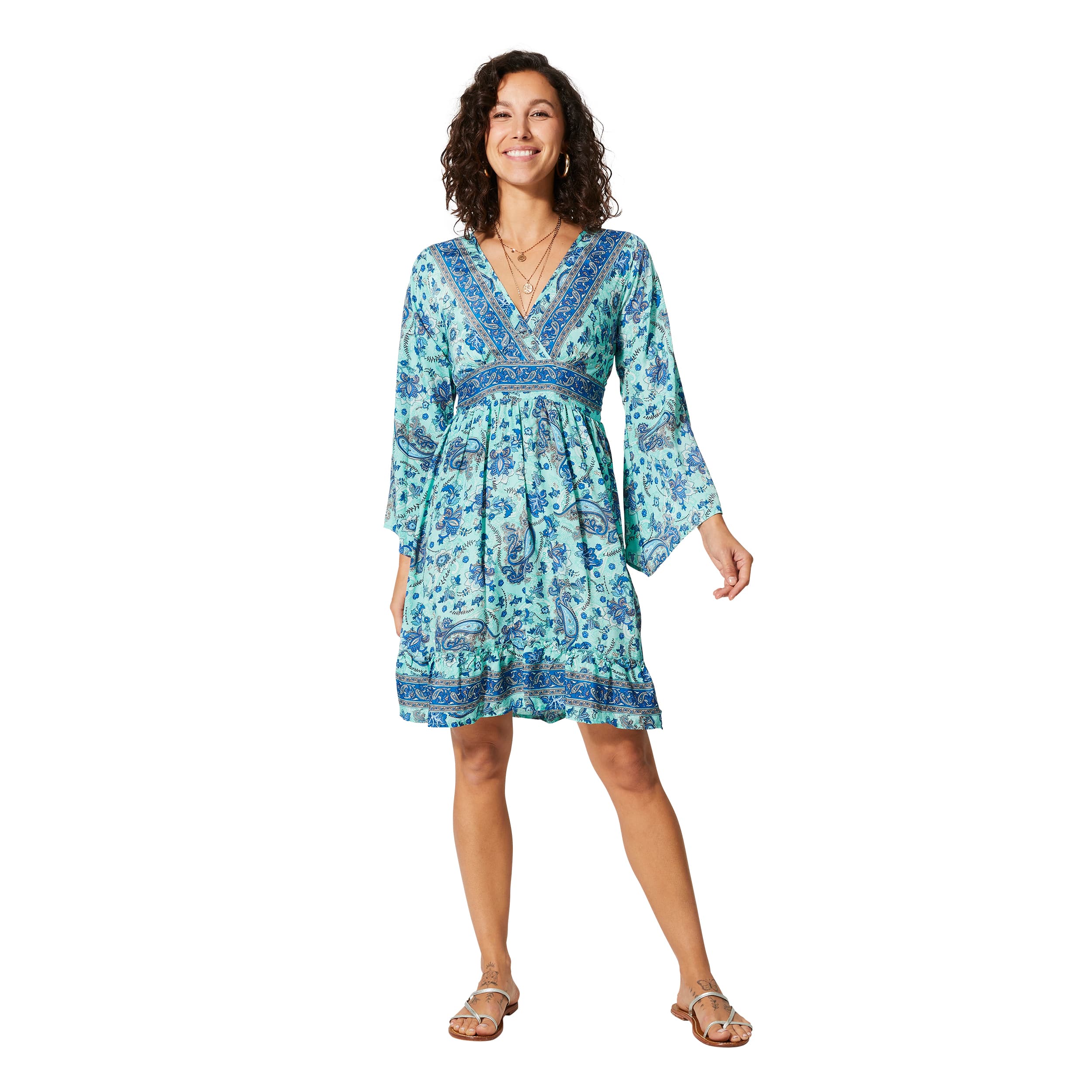 Robe été courte manches longues Rhonwen - Akoustik Online