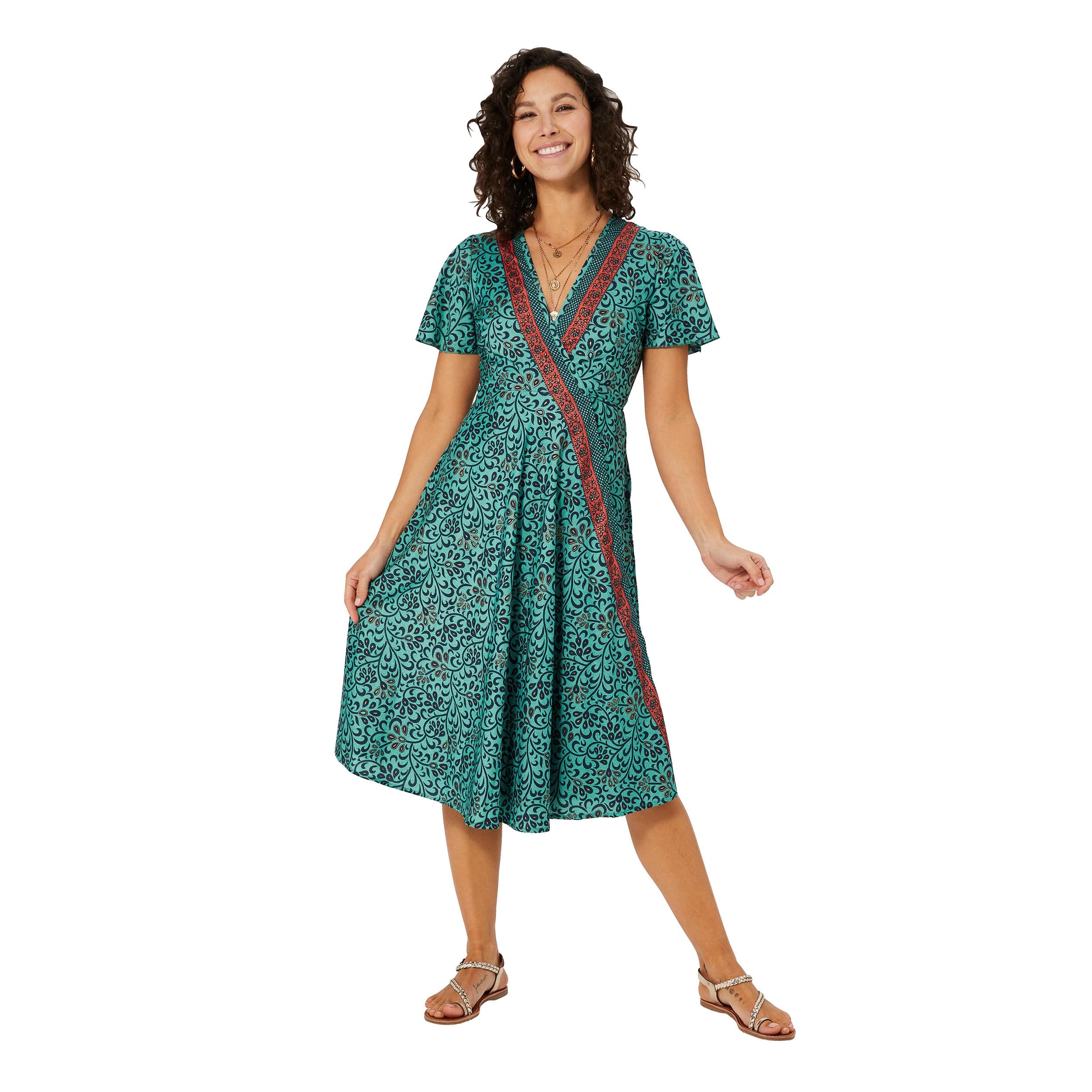 Robe été mi-longue Kimberleigh - 100% polyester - Akoustik Online