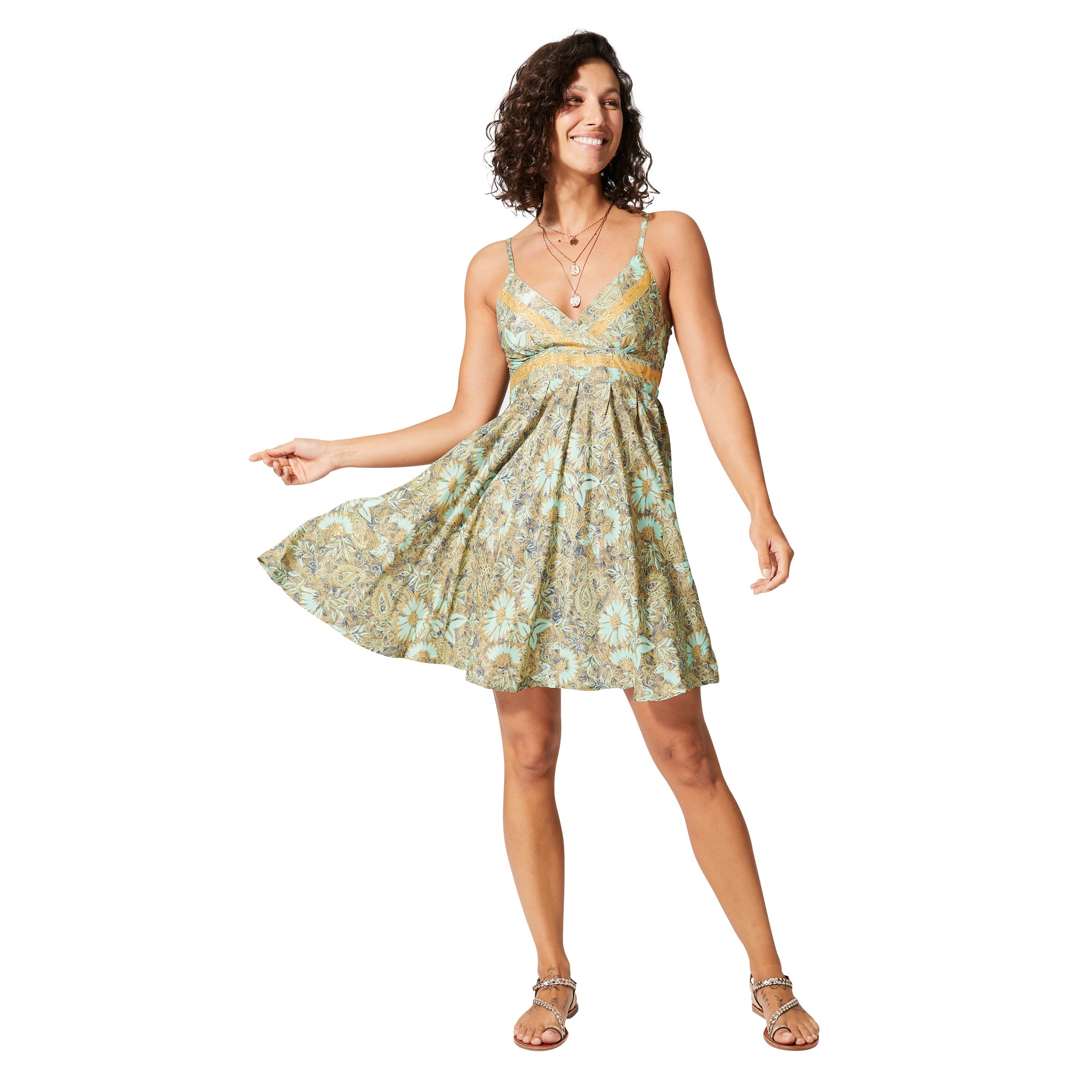 Robe été courte sans manches Stein - 100% polyester - Akoustik Online
