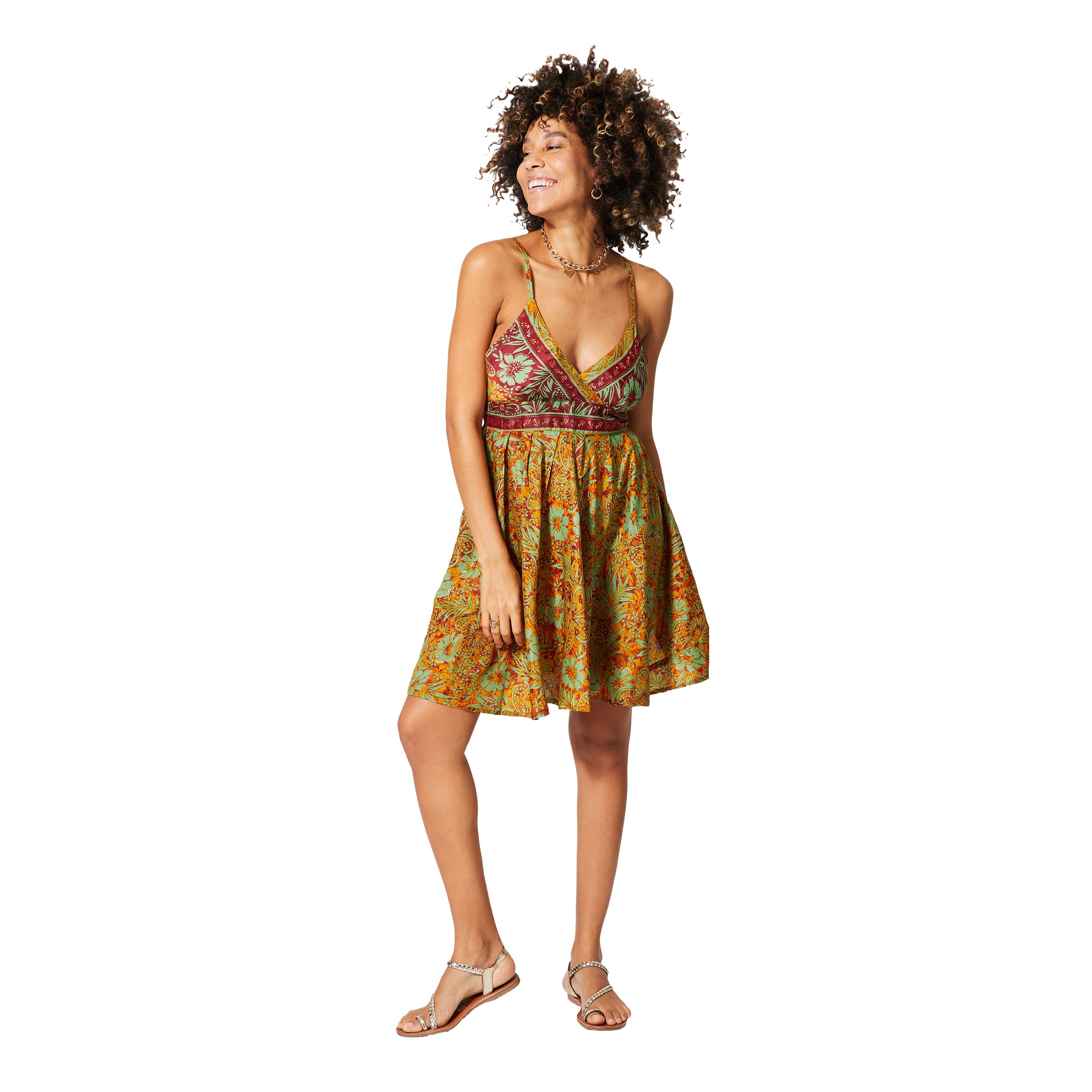 Robe été courte sans manches Ernesta - Akoustik Online