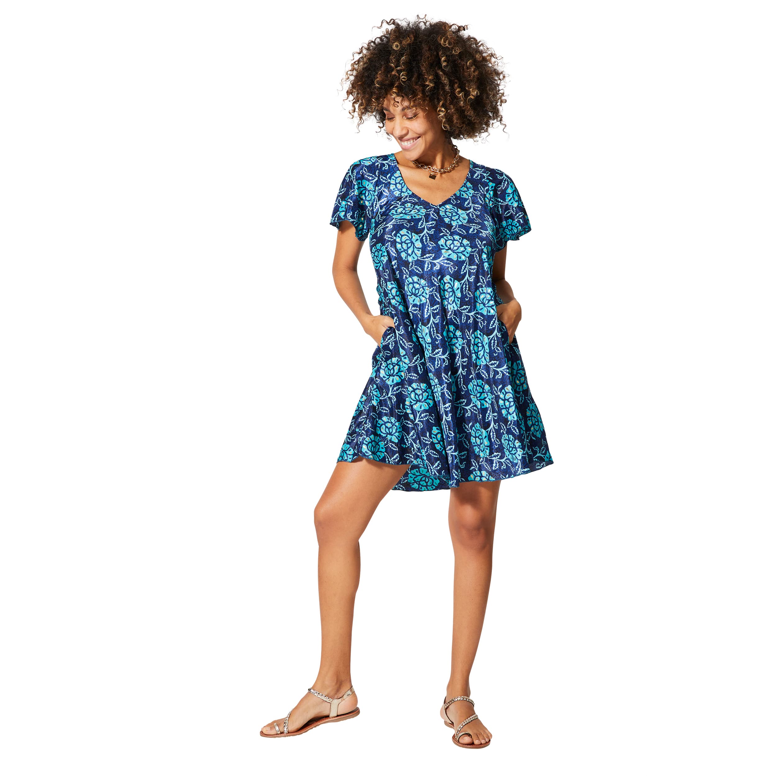 Robe été courte manches courtes Aleta - Akoustik Online