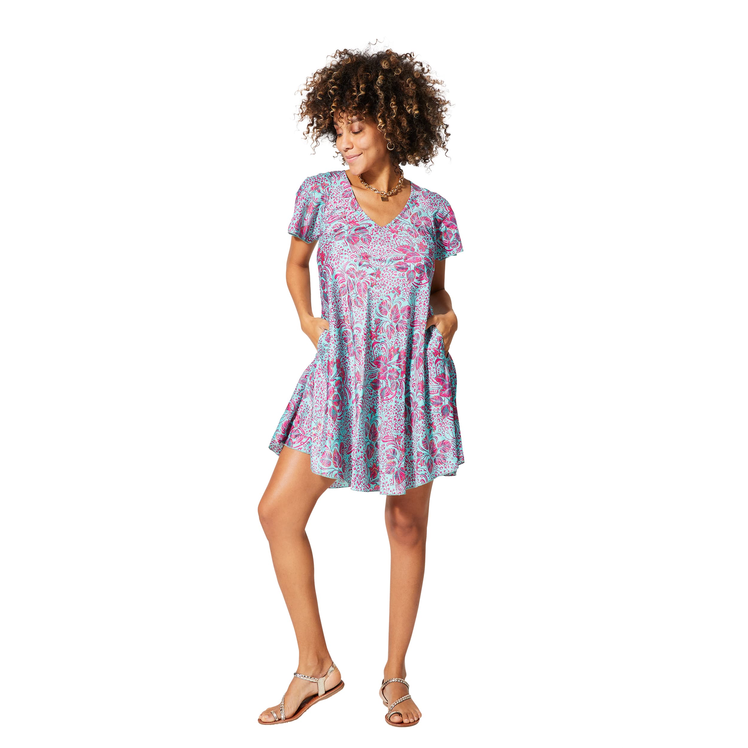 Robe été courte manches courtes Sakari - Akoustik Online