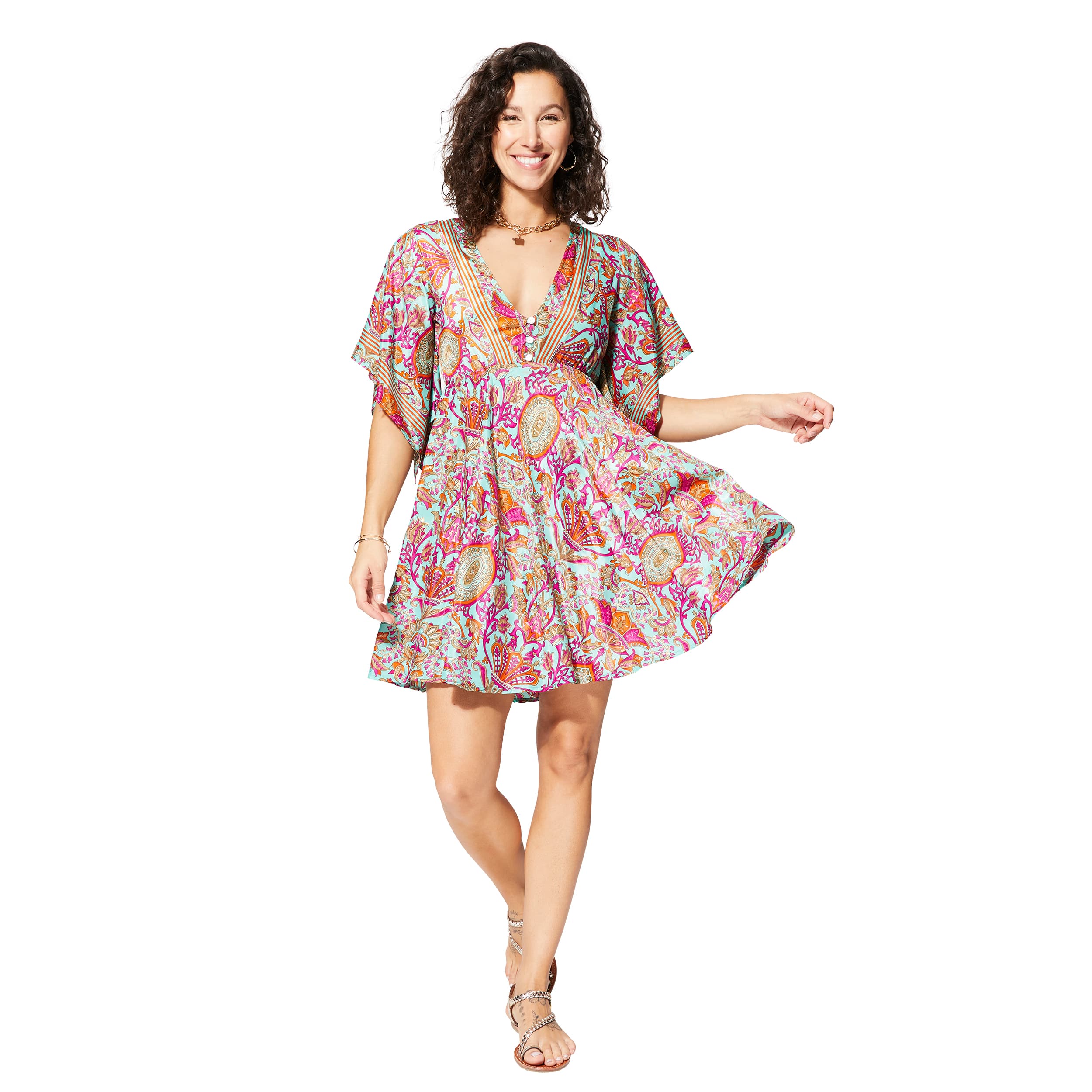 Robe été courte manches courtes Cheri - Akoustik Online