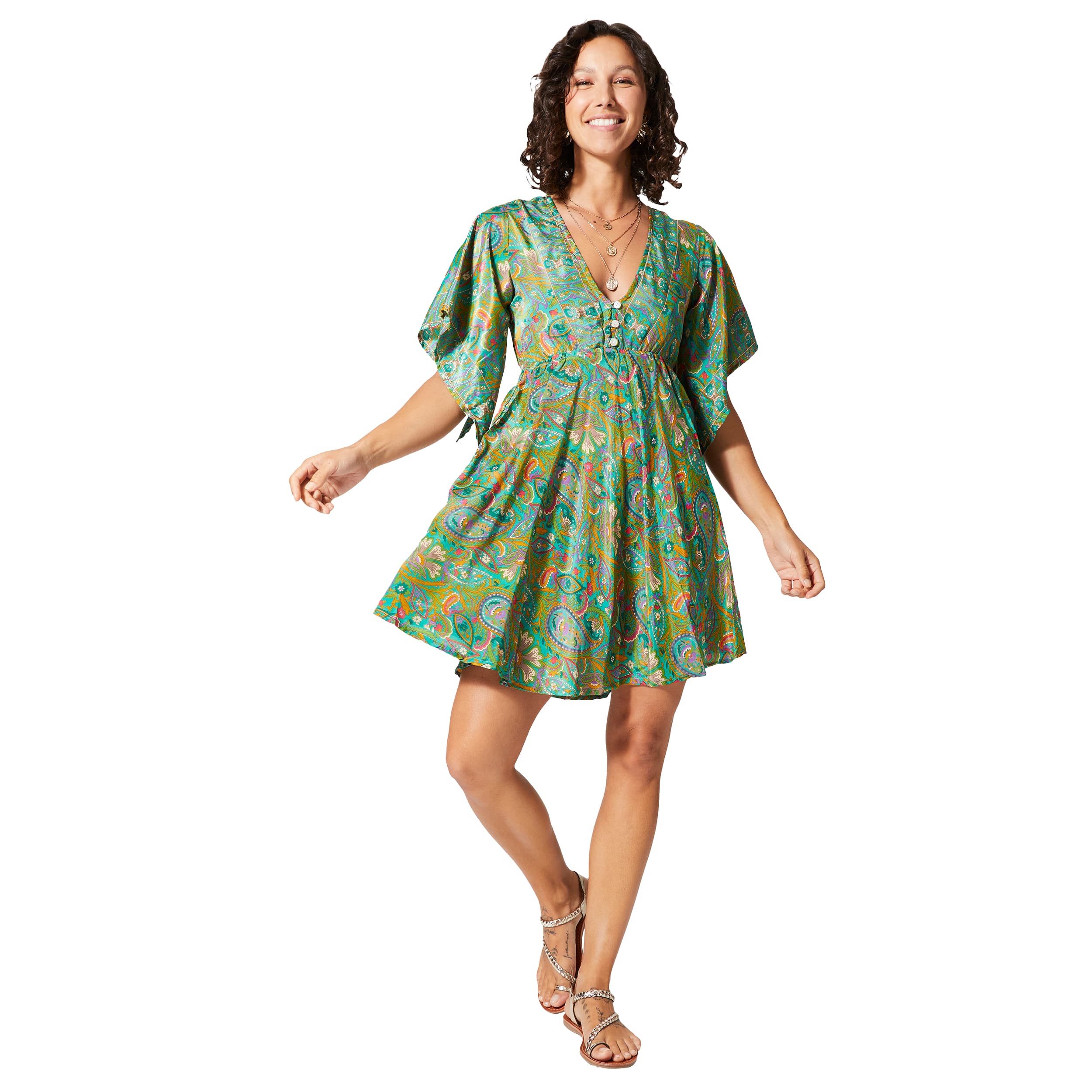 Robe été courte manches courtes Loren - Akoustik Online