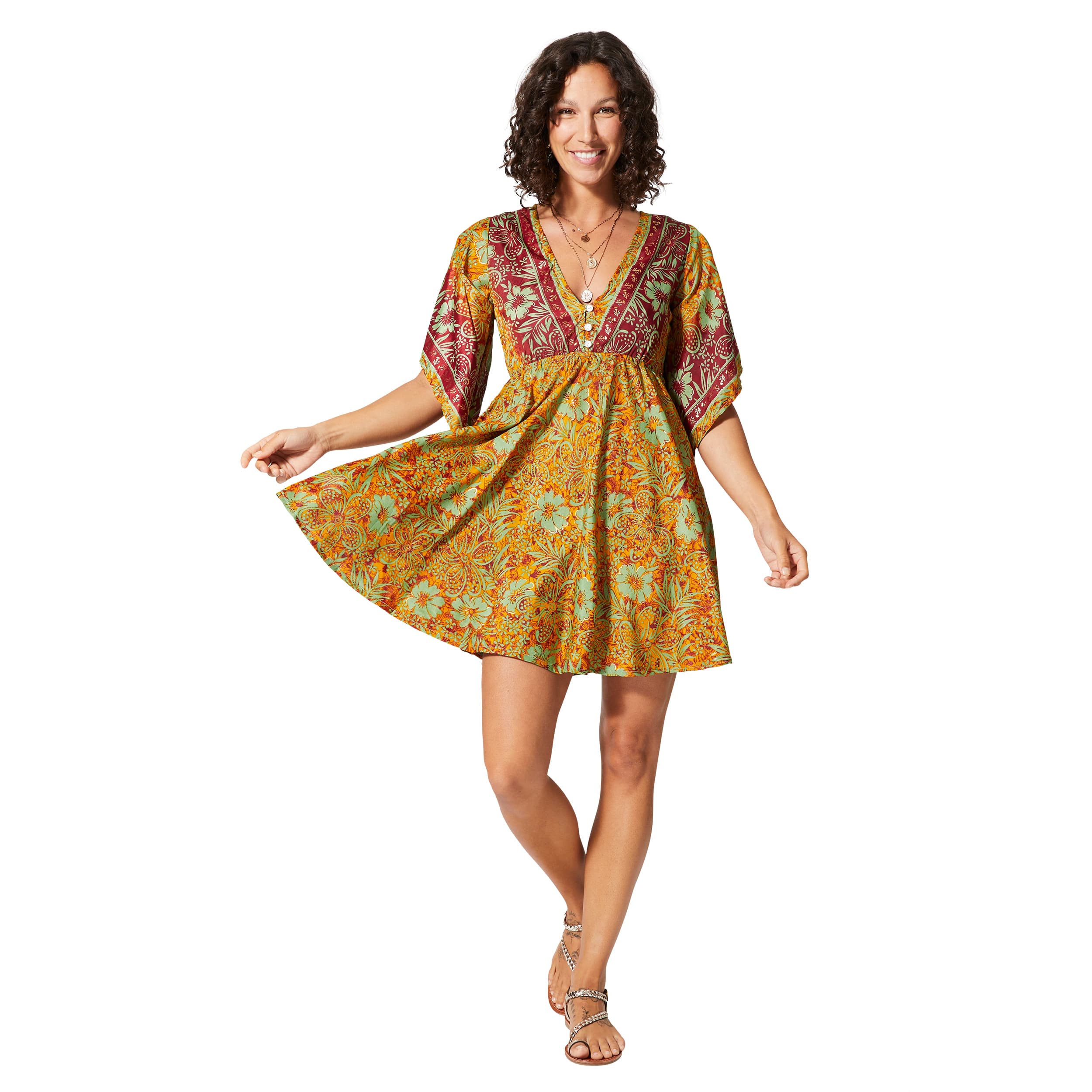 Robe été courte manches courtes Josepha - Akoustik Online