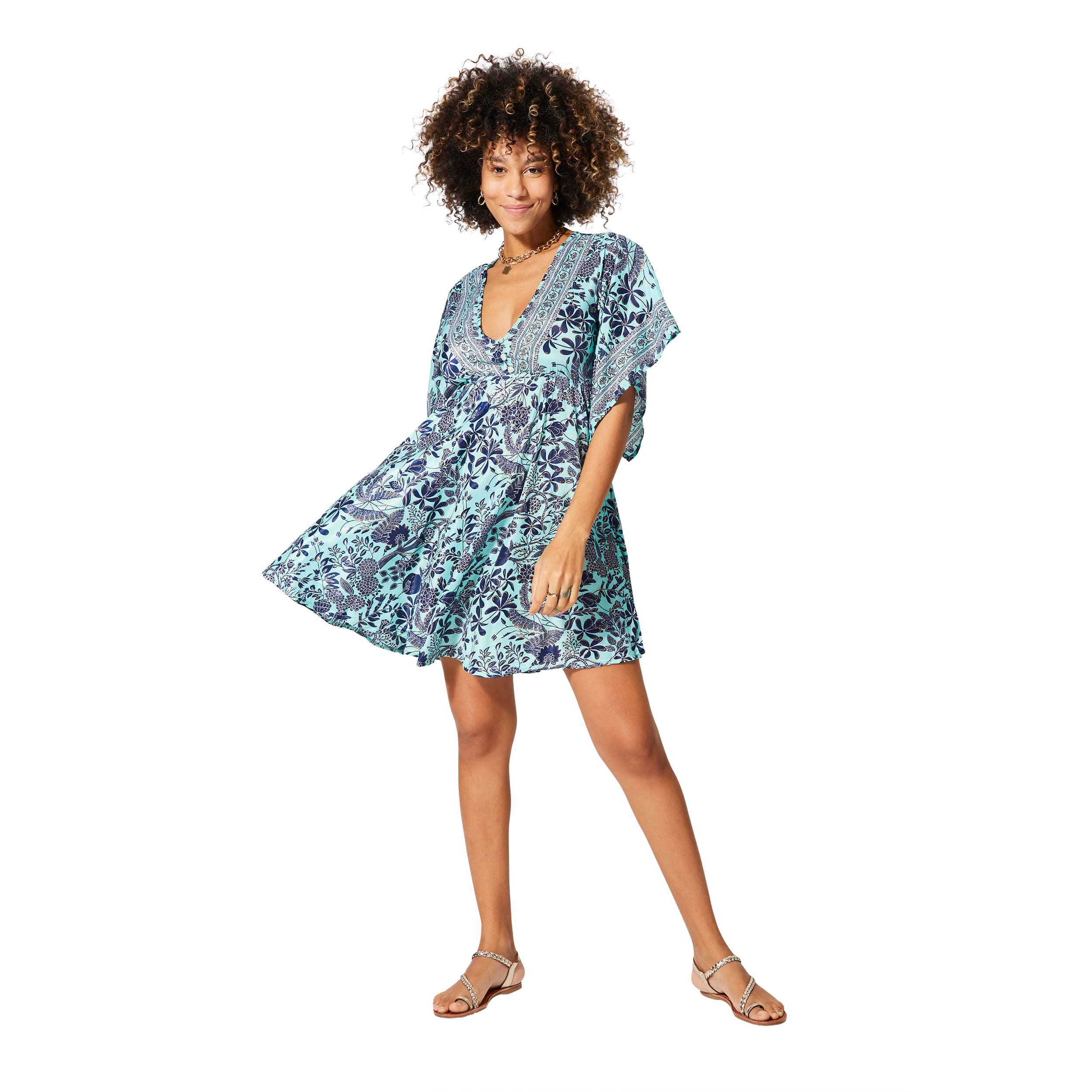 Robe été courte manches courtes Sìleas - Akoustik Online