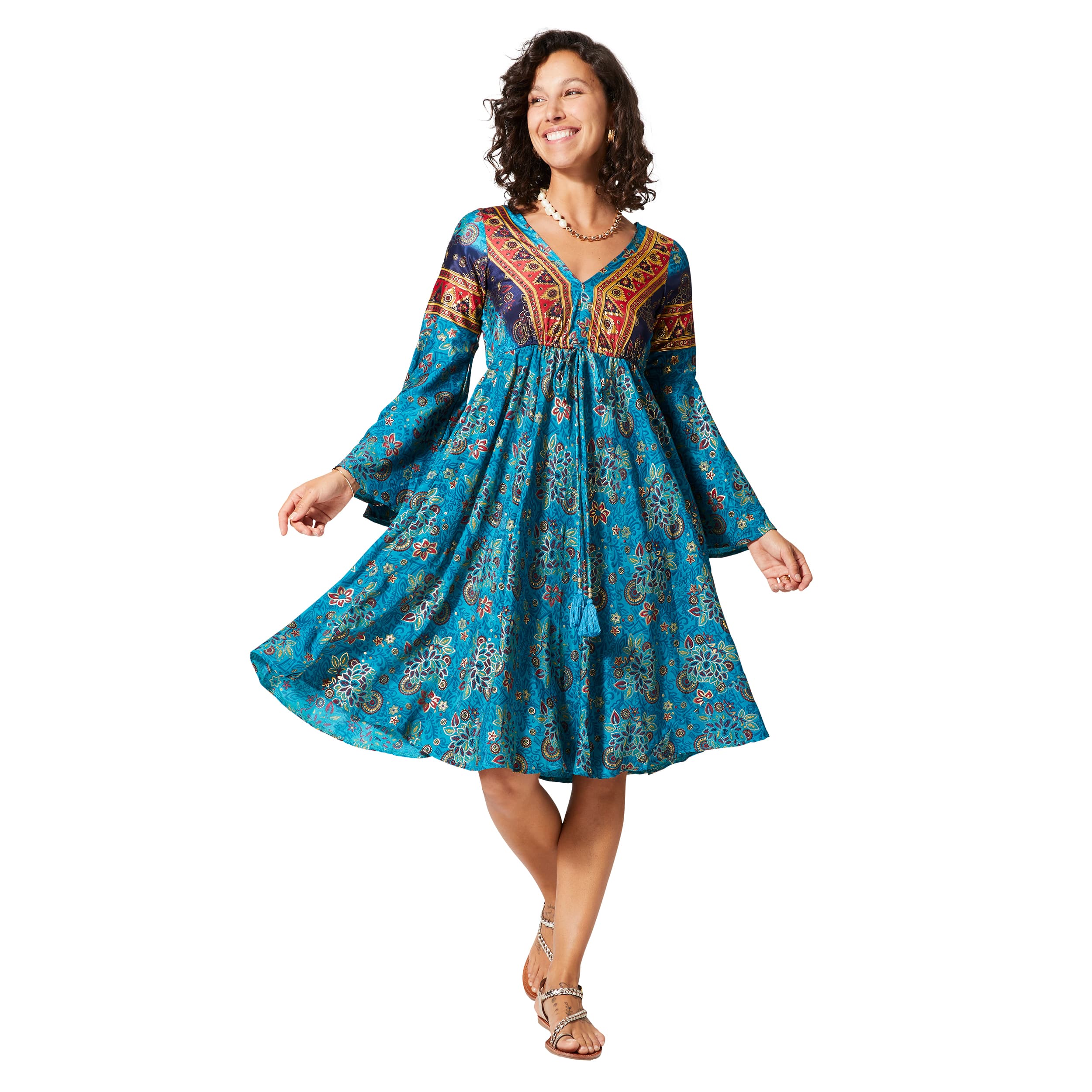 Robe été courte manches 3/4 Marmaduke - Akoustik Online