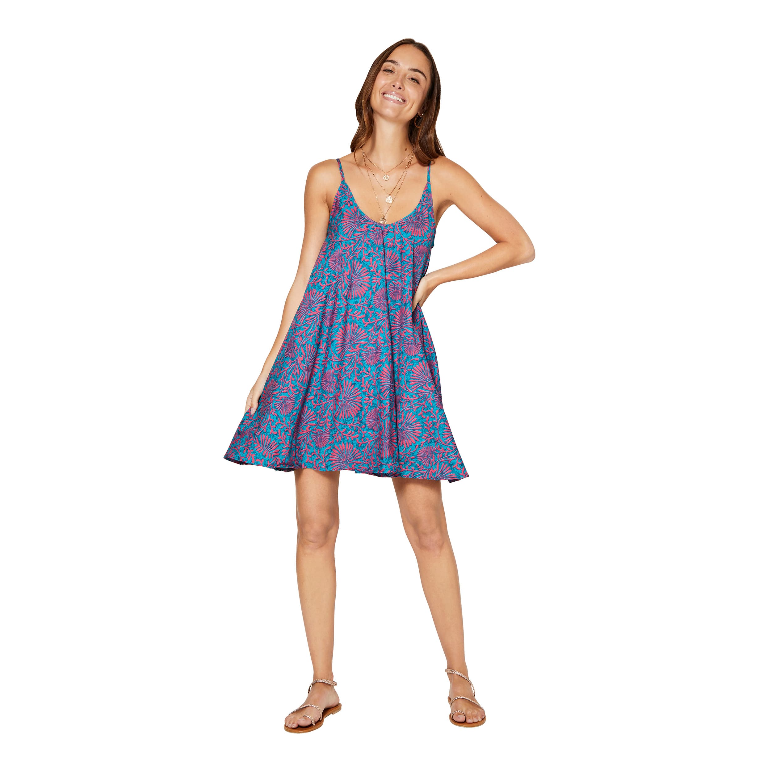 Robe été courte sans manches Calissa - Petit Prix ! - Akoustik Online