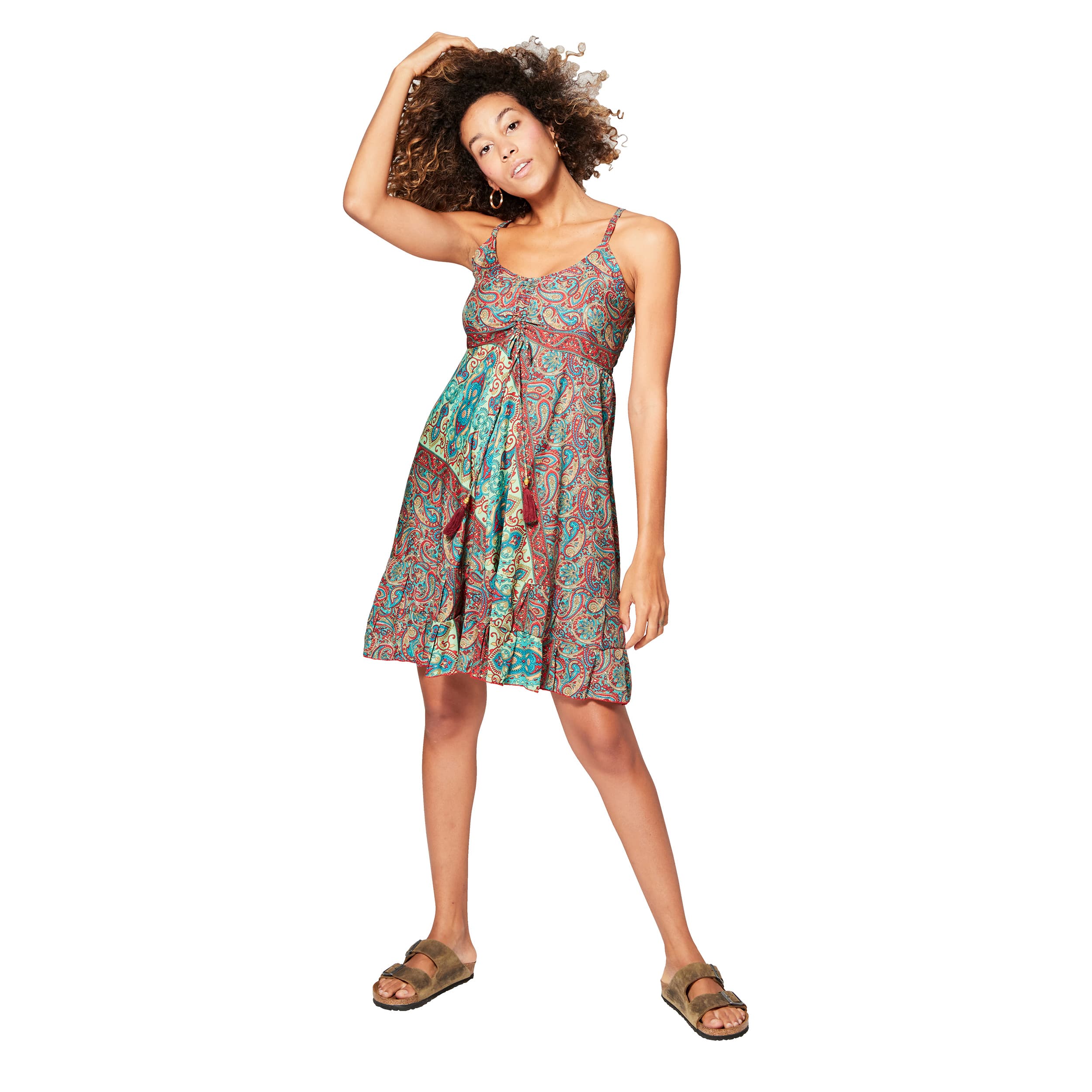 Robe été courte sans manches Antonette - Akoustik Online