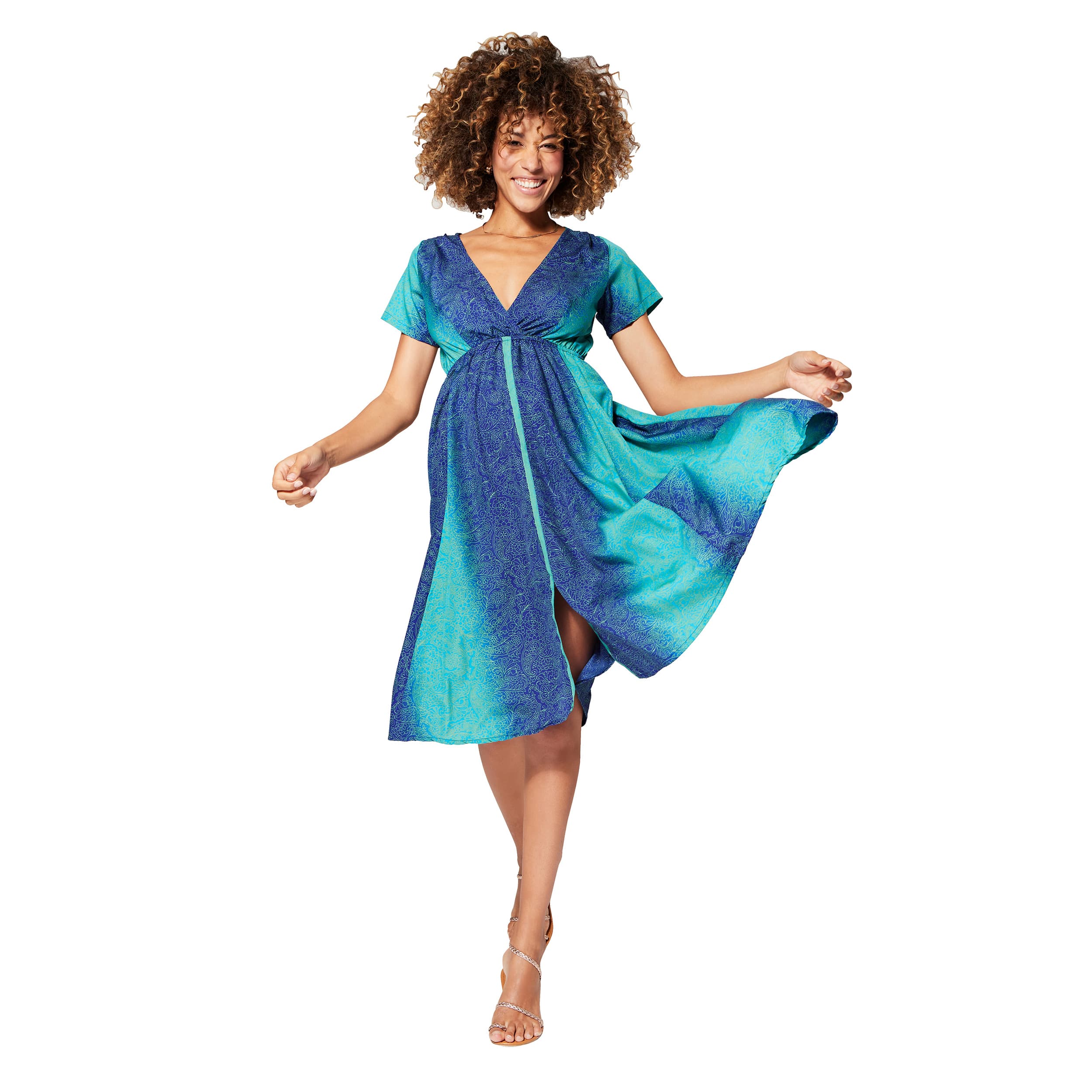 Robe été courte manches courtes Cassiopee - Akoustik Online