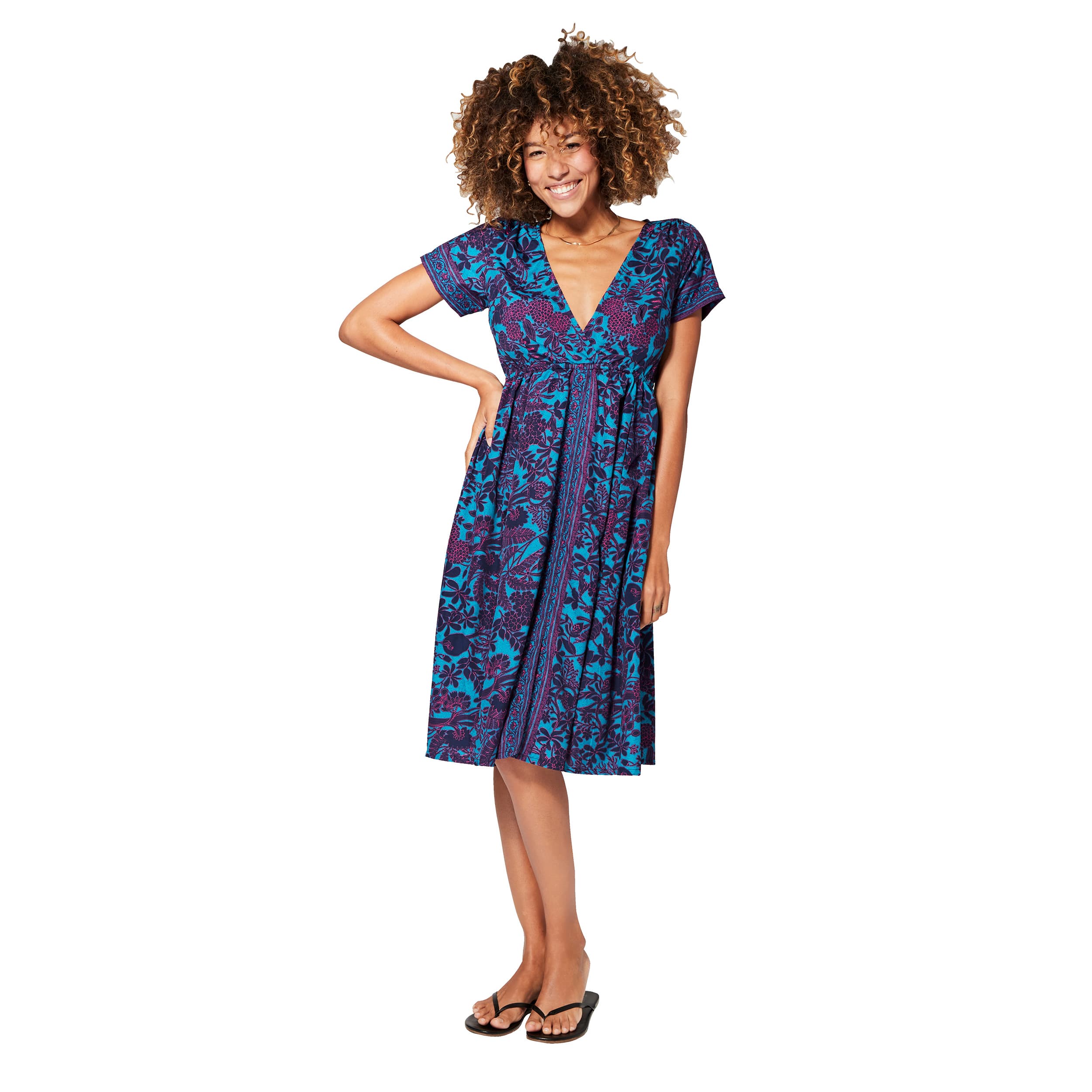 Robe été courte manches courtes Clarene - Akoustik Online
