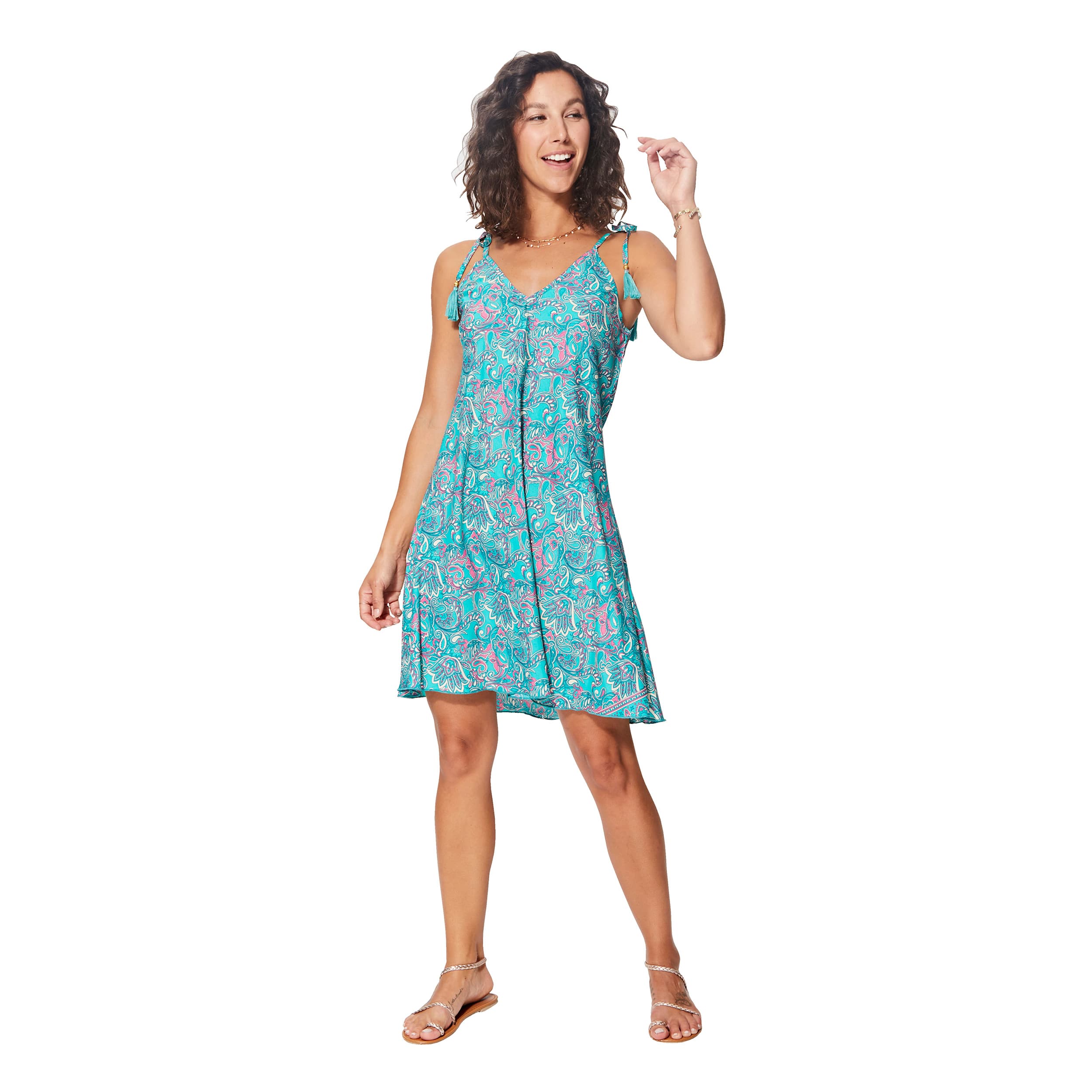 Robe été courte sans manches Petrona - Akoustik Online