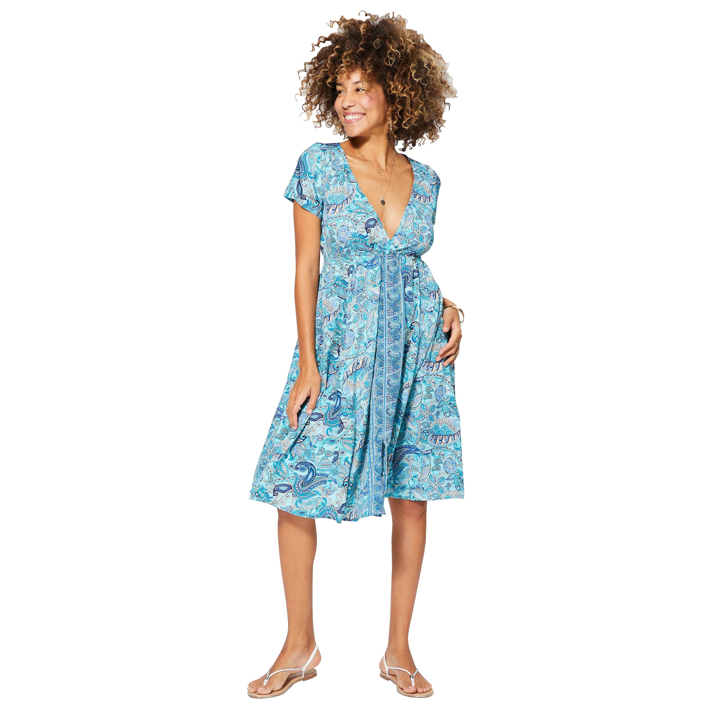 Robe été courte manches courtes Faron - Akoustik Online