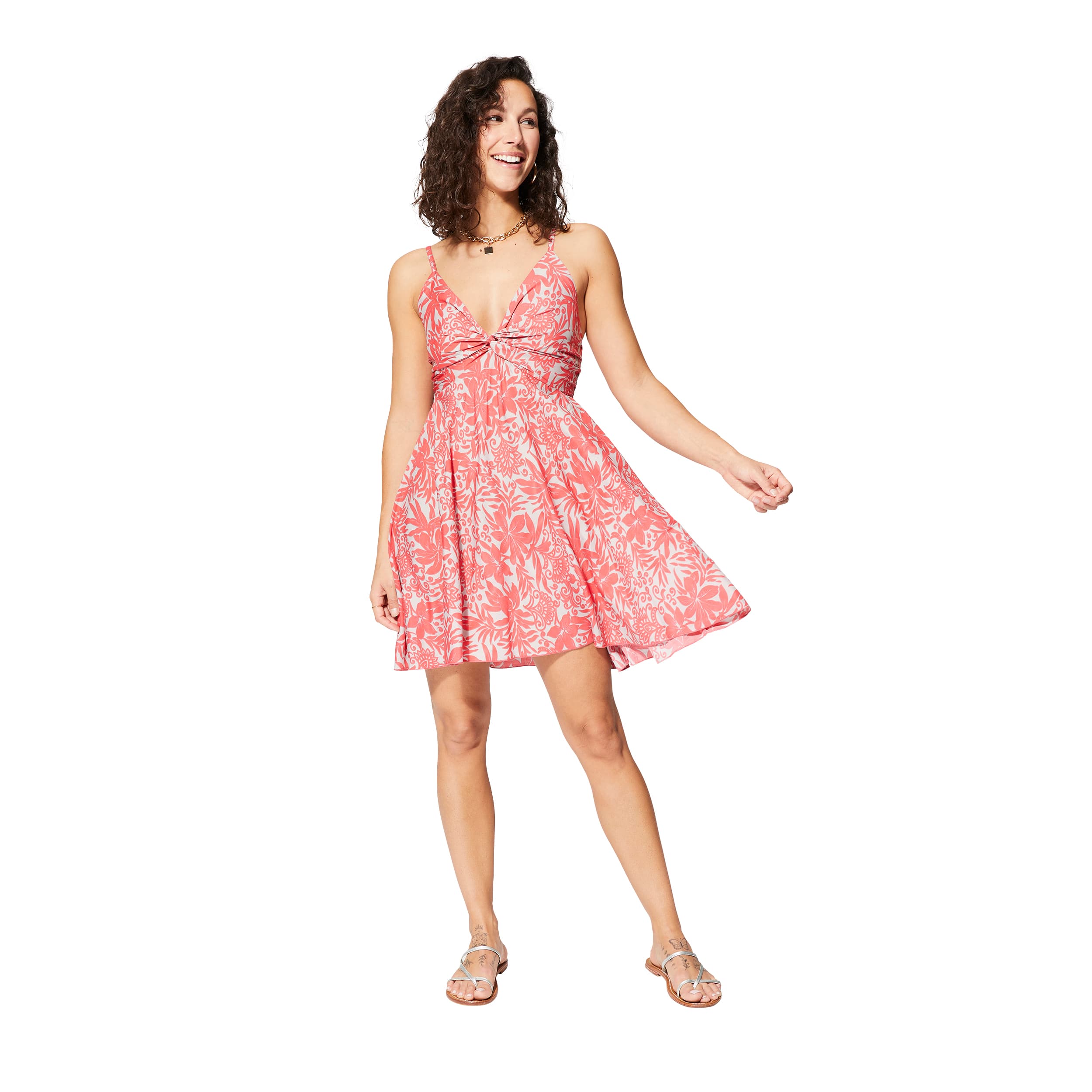 Robe été courte sans manches Julián - 100% polyester - Akoustik Online