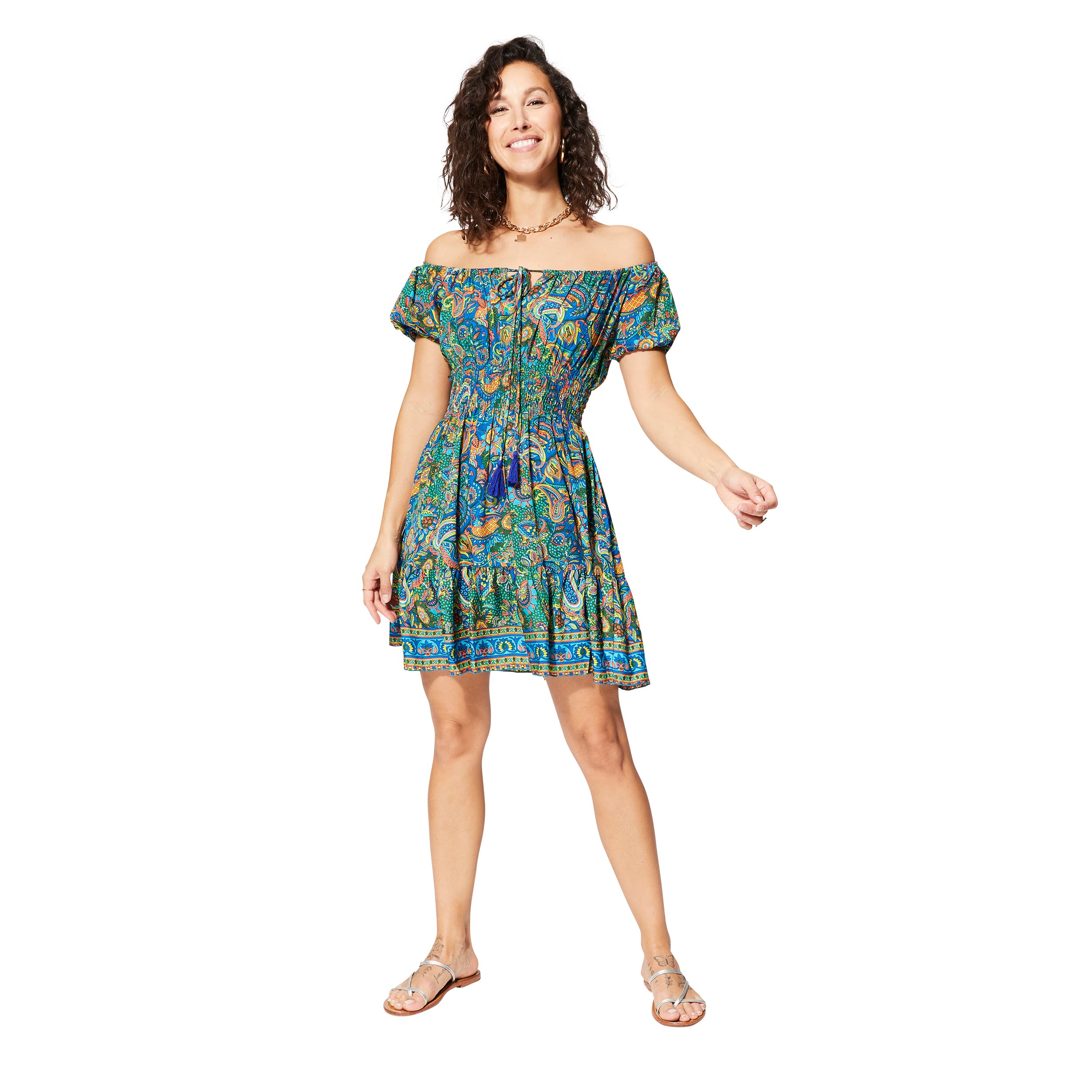 Robe été courte manches courtes Peers - Akoustik Online