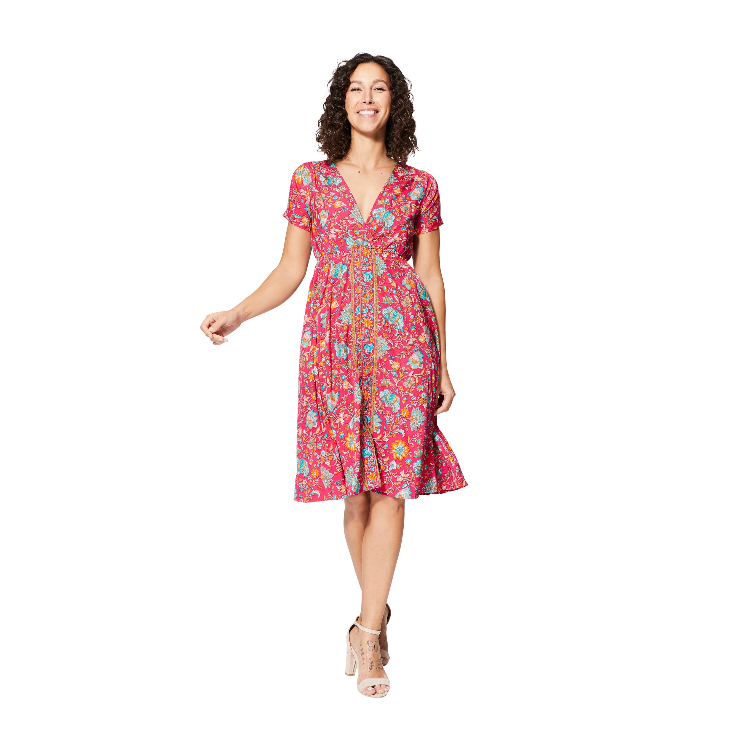 Robe été courte manches courtes Spyros - Akoustik Online