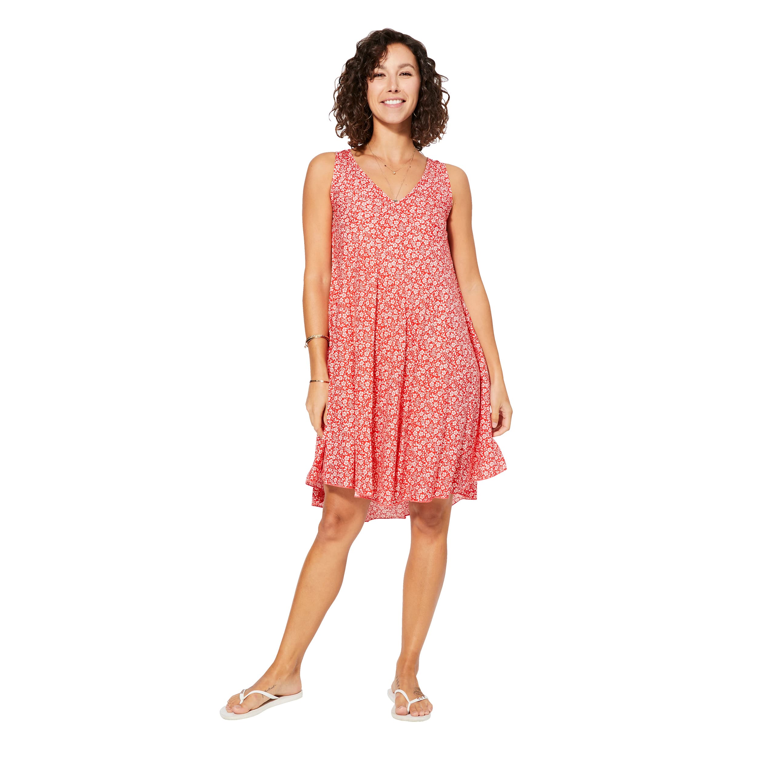 Robe été courte sans manches Tormod - 100% viscose - Akoustik Online