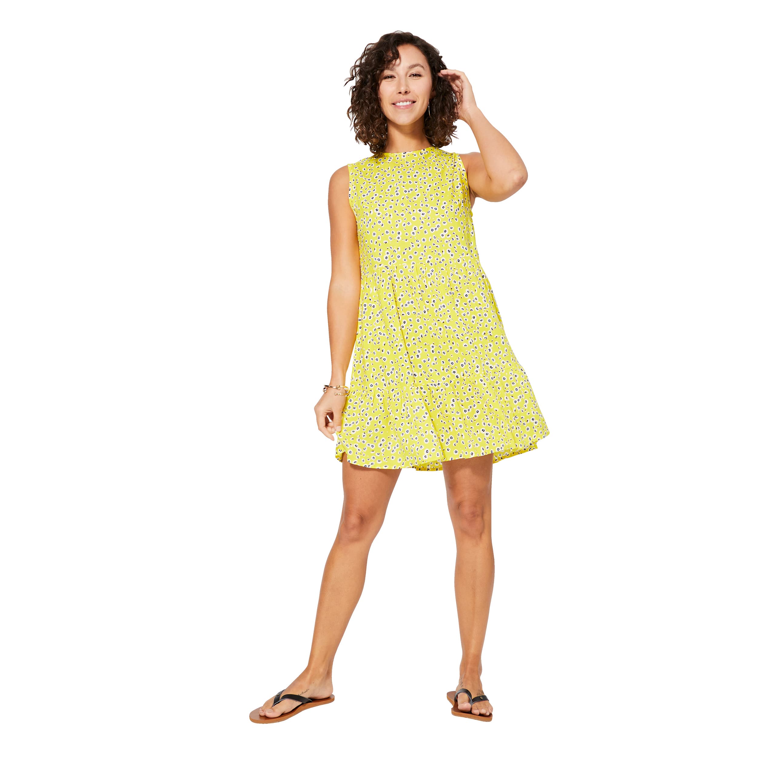 Robe été courte sans manches Ranj - 100% viscose - Akoustik Online