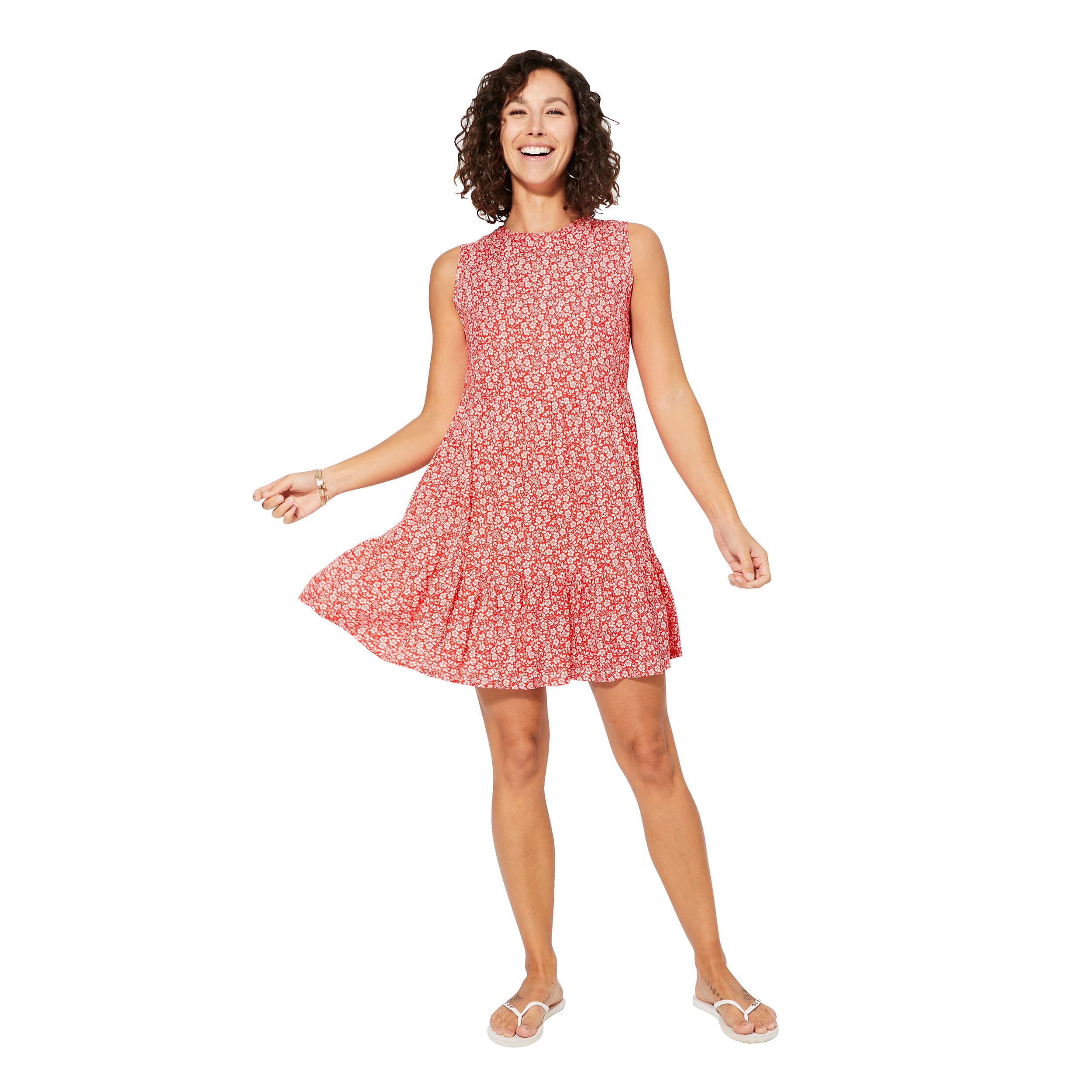 Robe été courte sans manches Nikita - 100% viscose - Akoustik Online