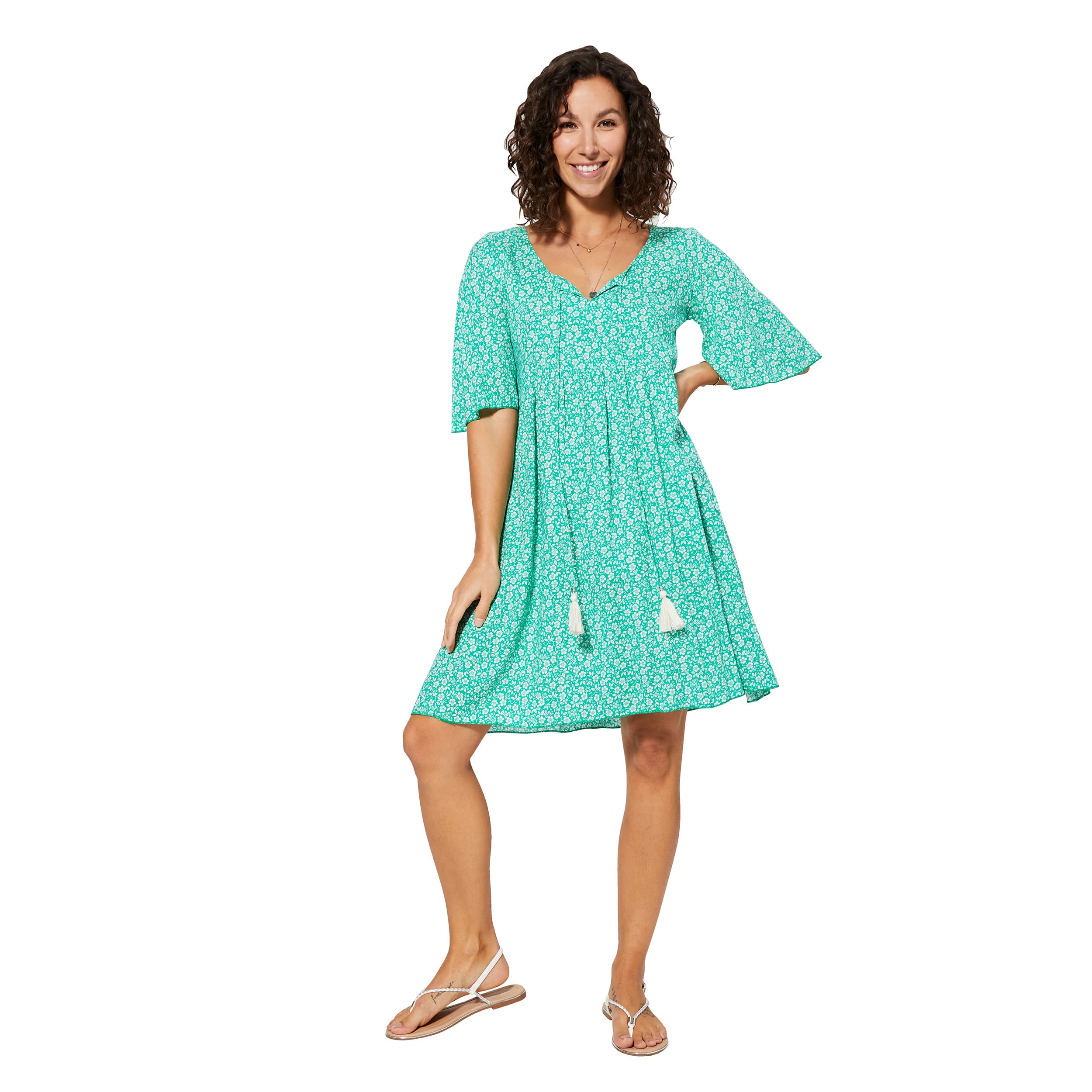 Robe été courte manches courtes Lutgardis - Akoustik Online