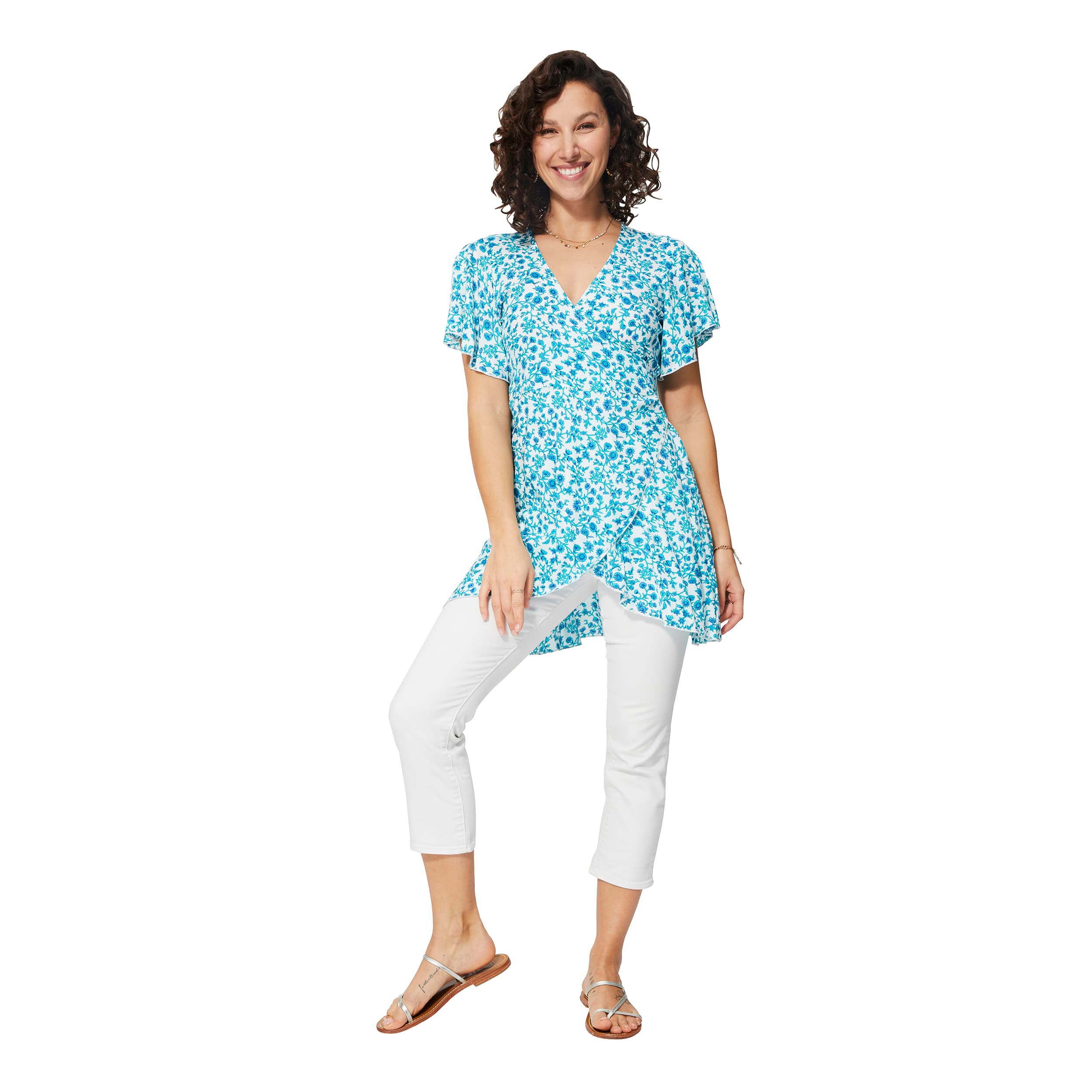 Robe été courte manches courtes Diego - 100% viscose - Akoustik Online