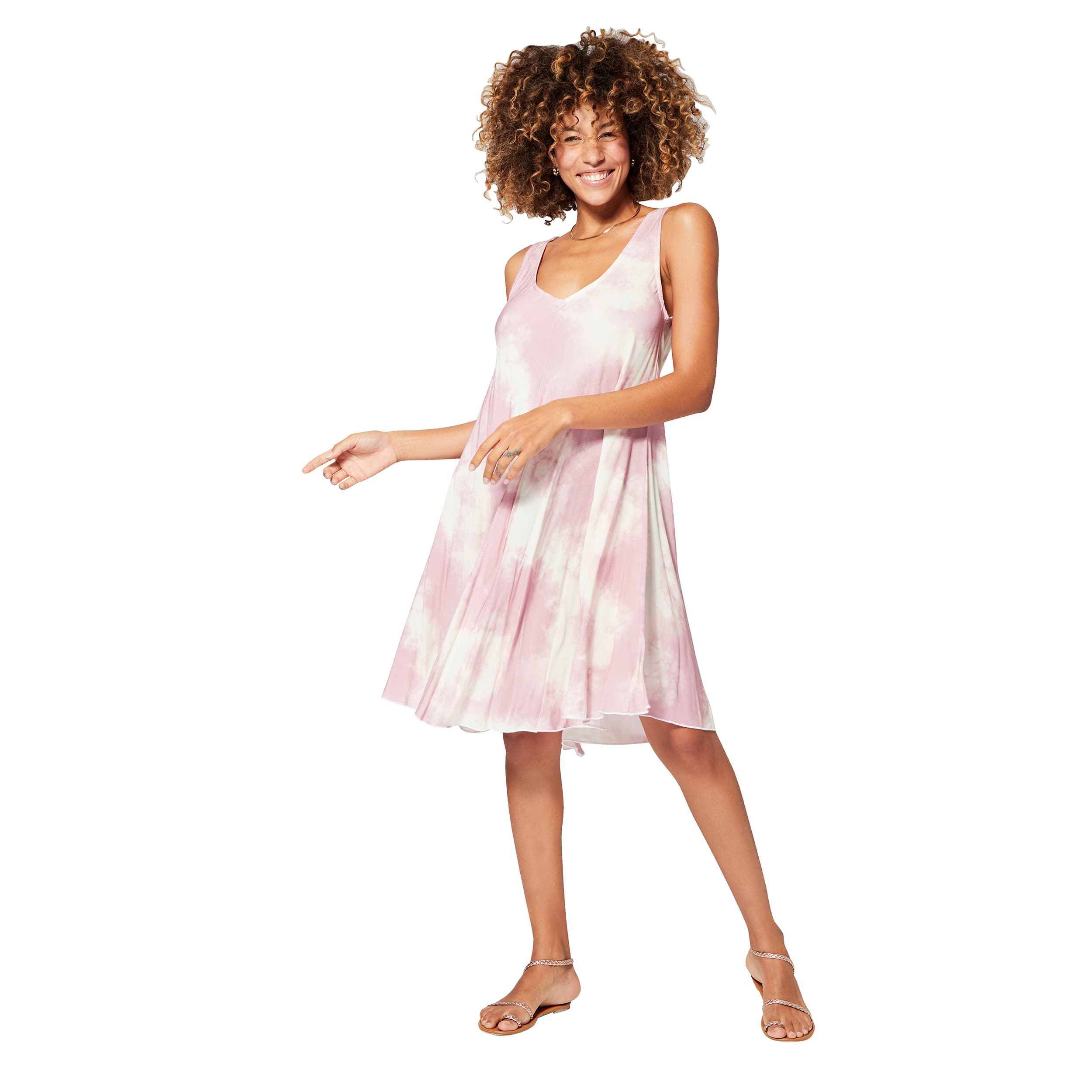 Robe été courte sans manches Cleven - 100% viscose - Akoustik Online