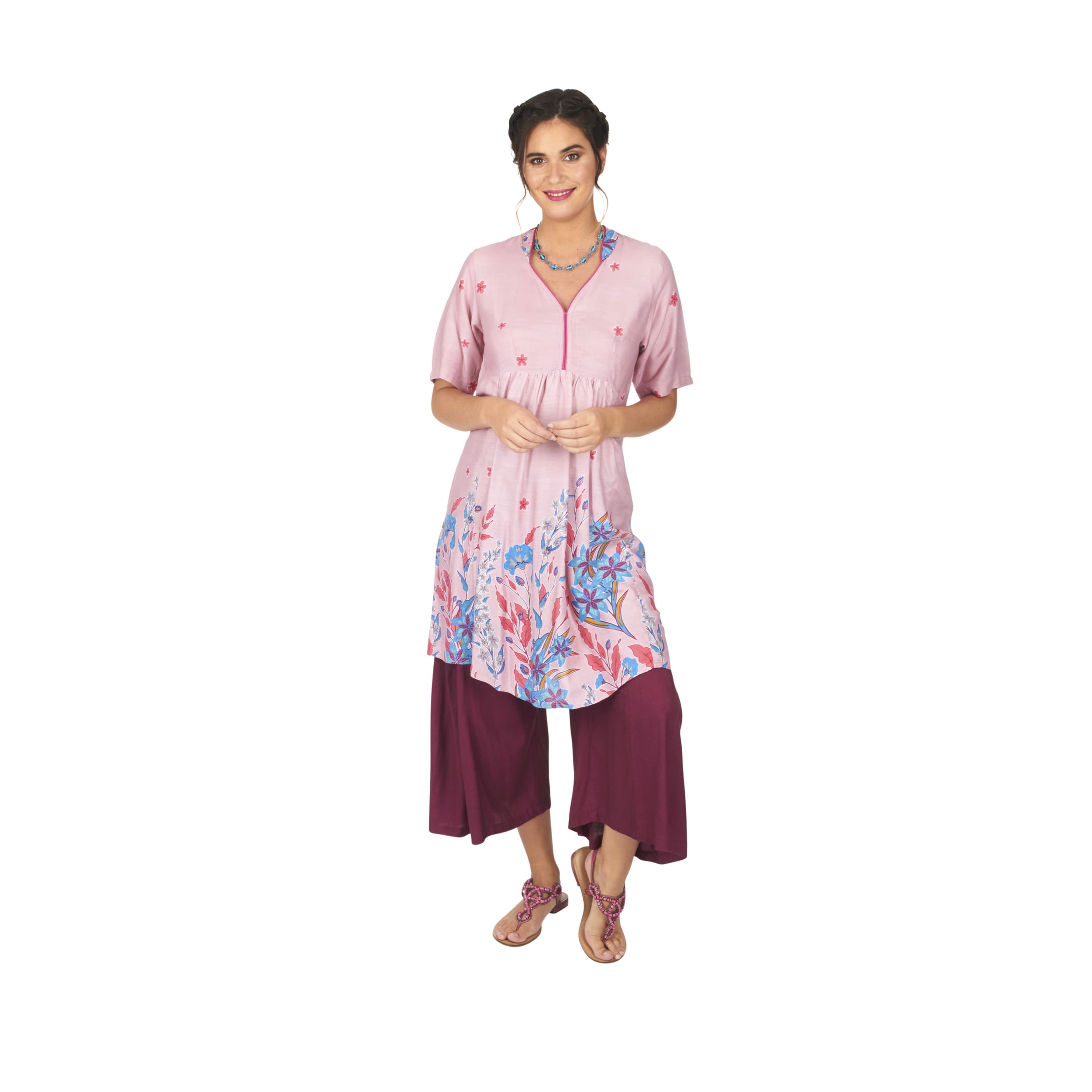 Robe été courte manches courtes Sandriny - Akoustik Online