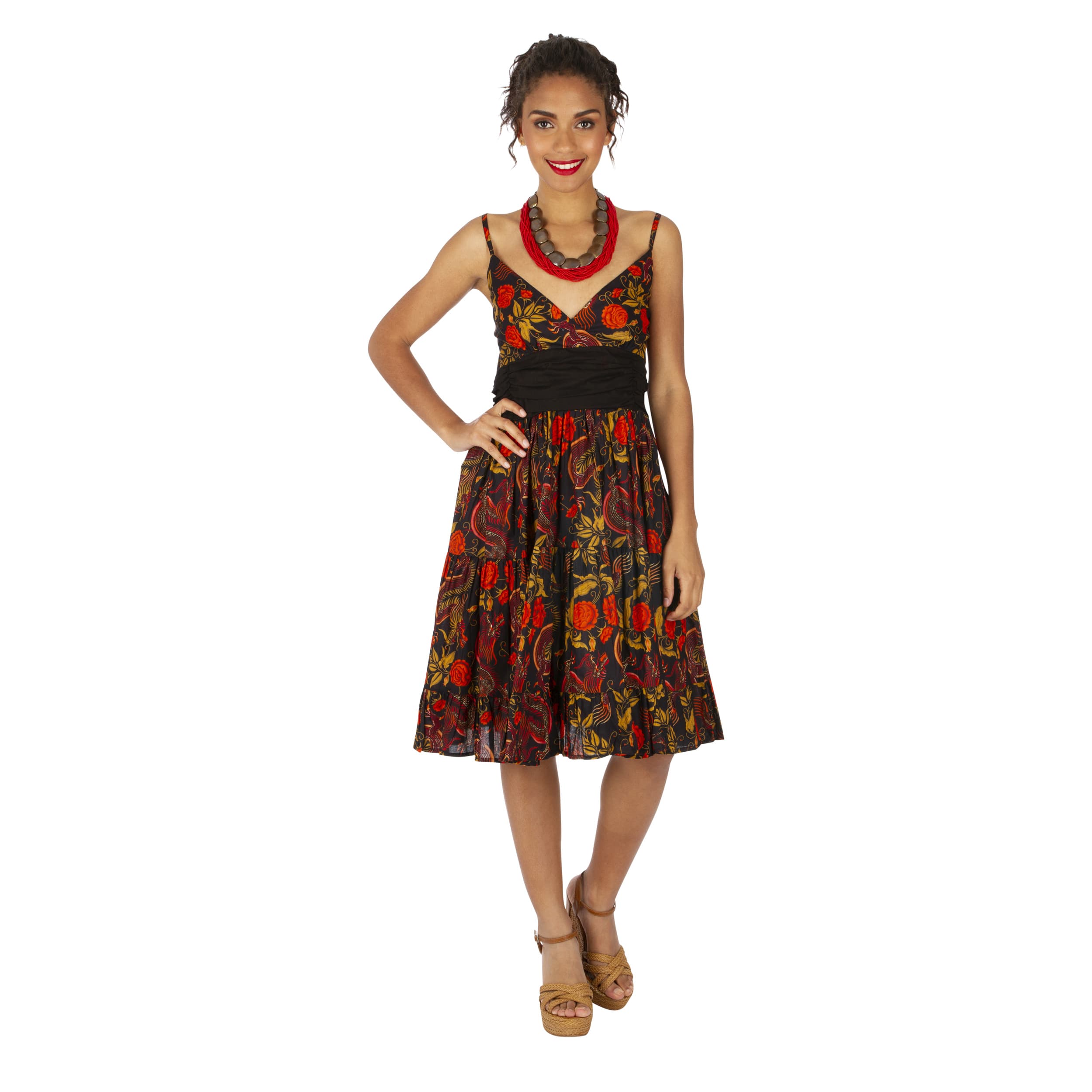 Robe été courte sans manches Renita - Petit Prix ! - Akoustik Online