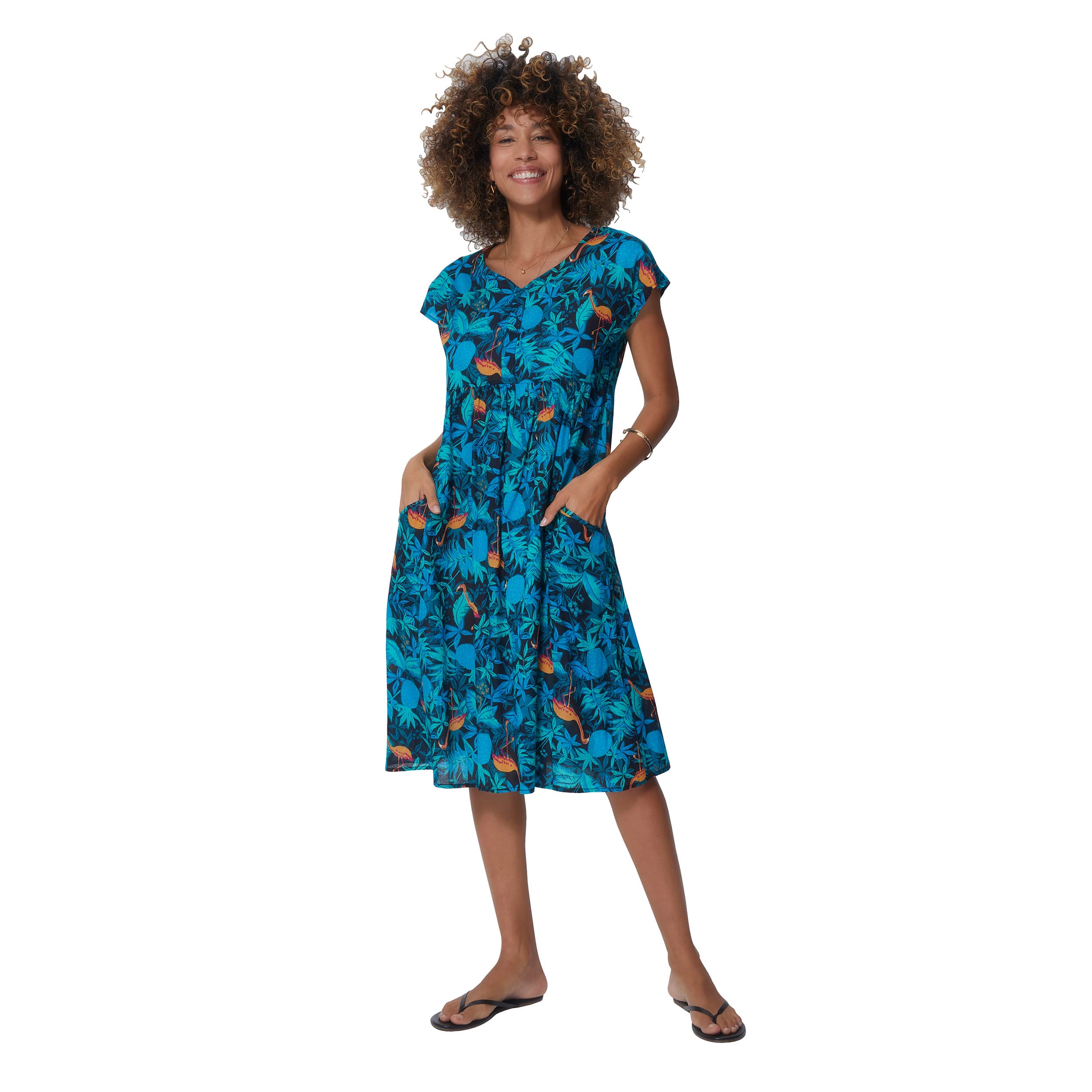 Robe été mi-longue manches courtes Maxine - Akoustik Online